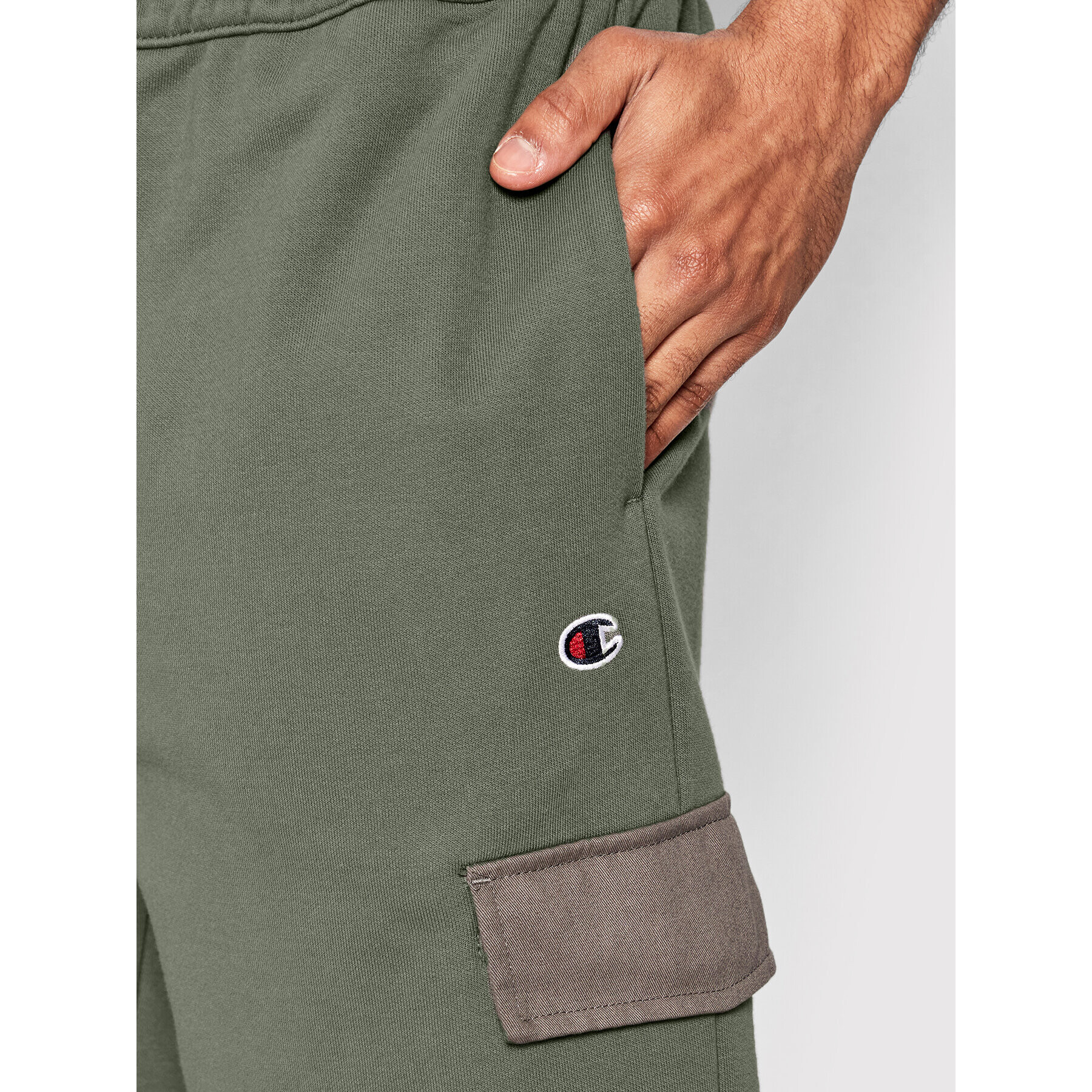 Champion Спортни шорти 217075 Сив American Fit - Pepit.bg