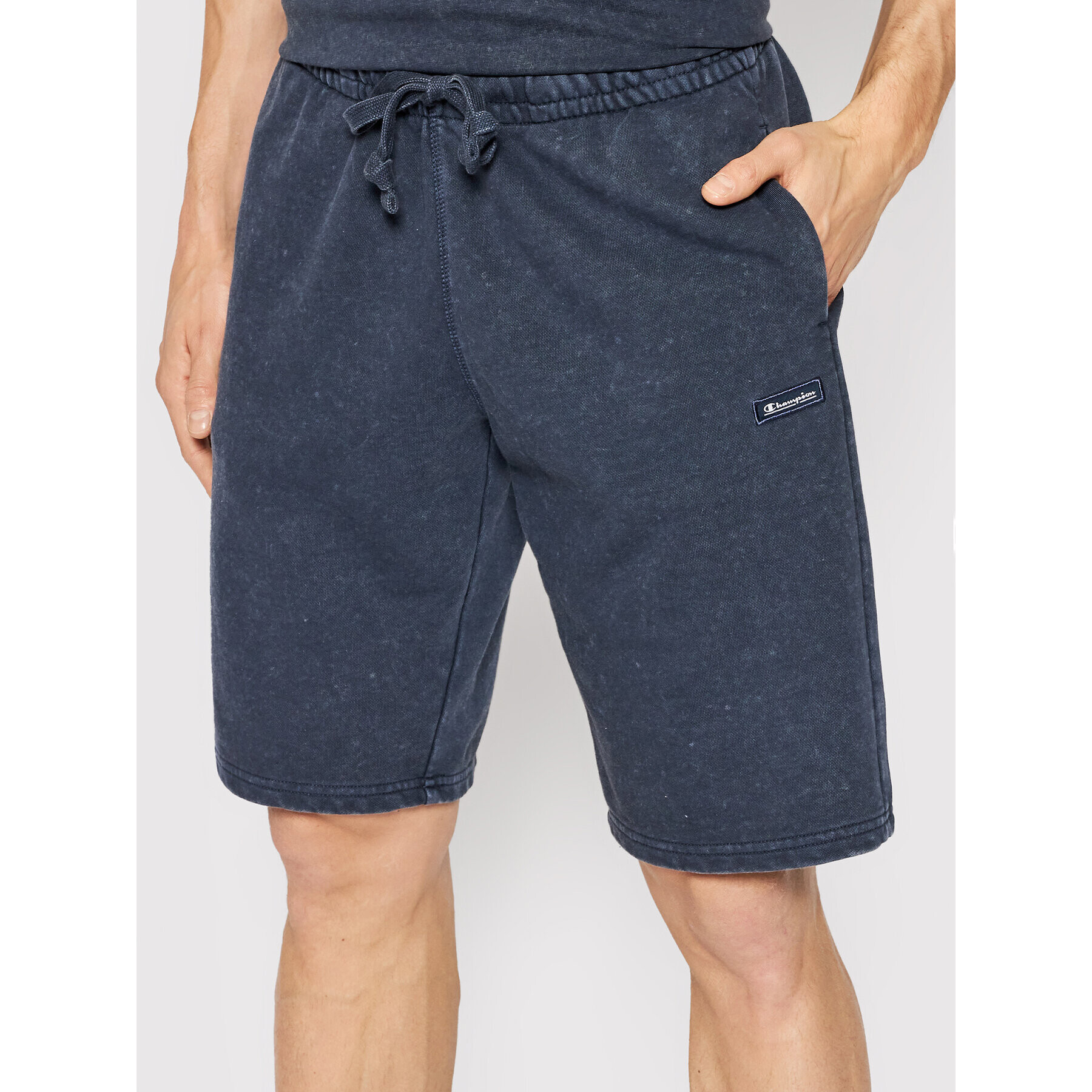 Champion Спортни шорти 217087 Тъмносин Regular Fit - Pepit.bg