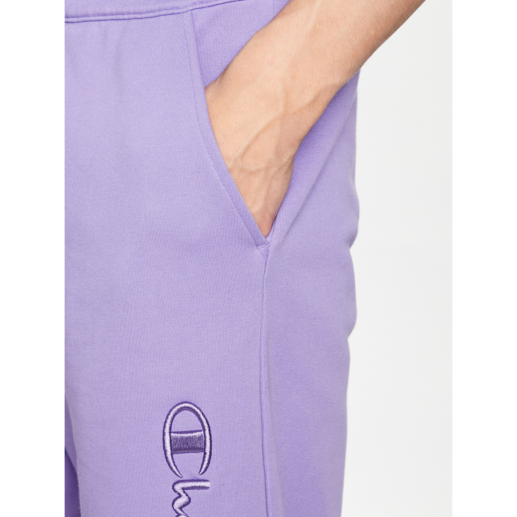 Champion Спортни шорти 218489 Виолетов Custom Fit - Pepit.bg