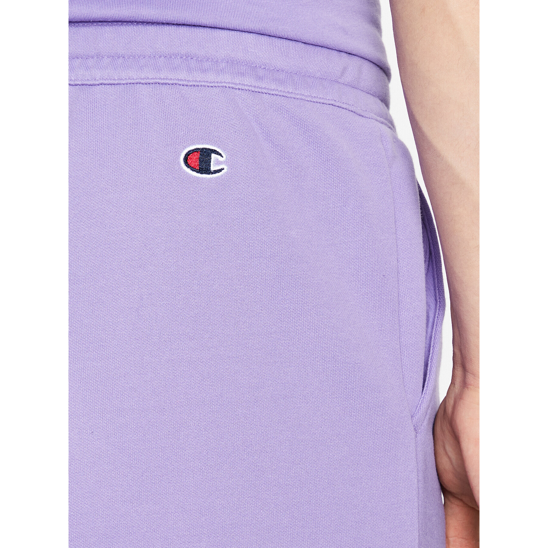 Champion Спортни шорти 218489 Виолетов Custom Fit - Pepit.bg