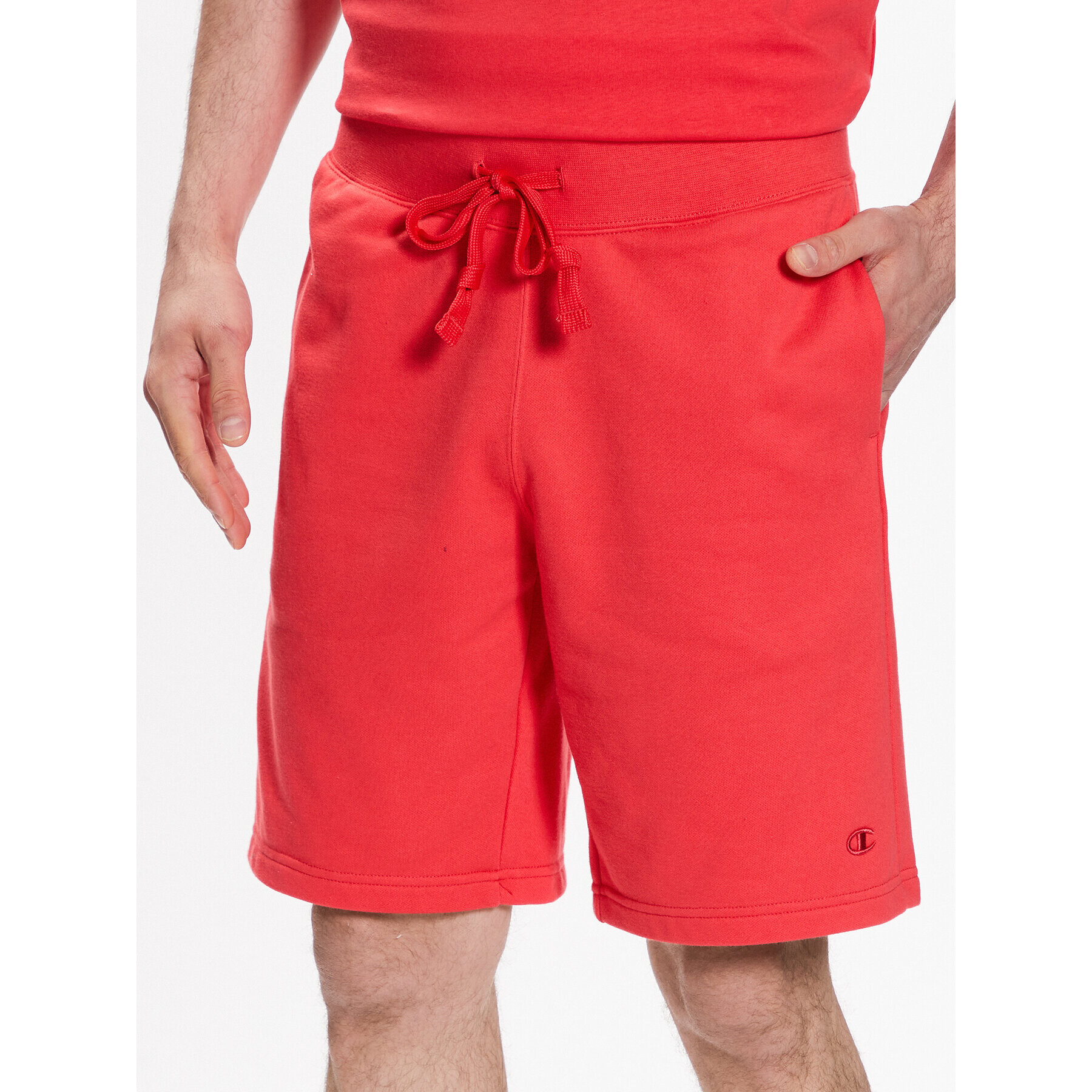 Champion Спортни шорти 218495 Червен Regular Fit - Pepit.bg