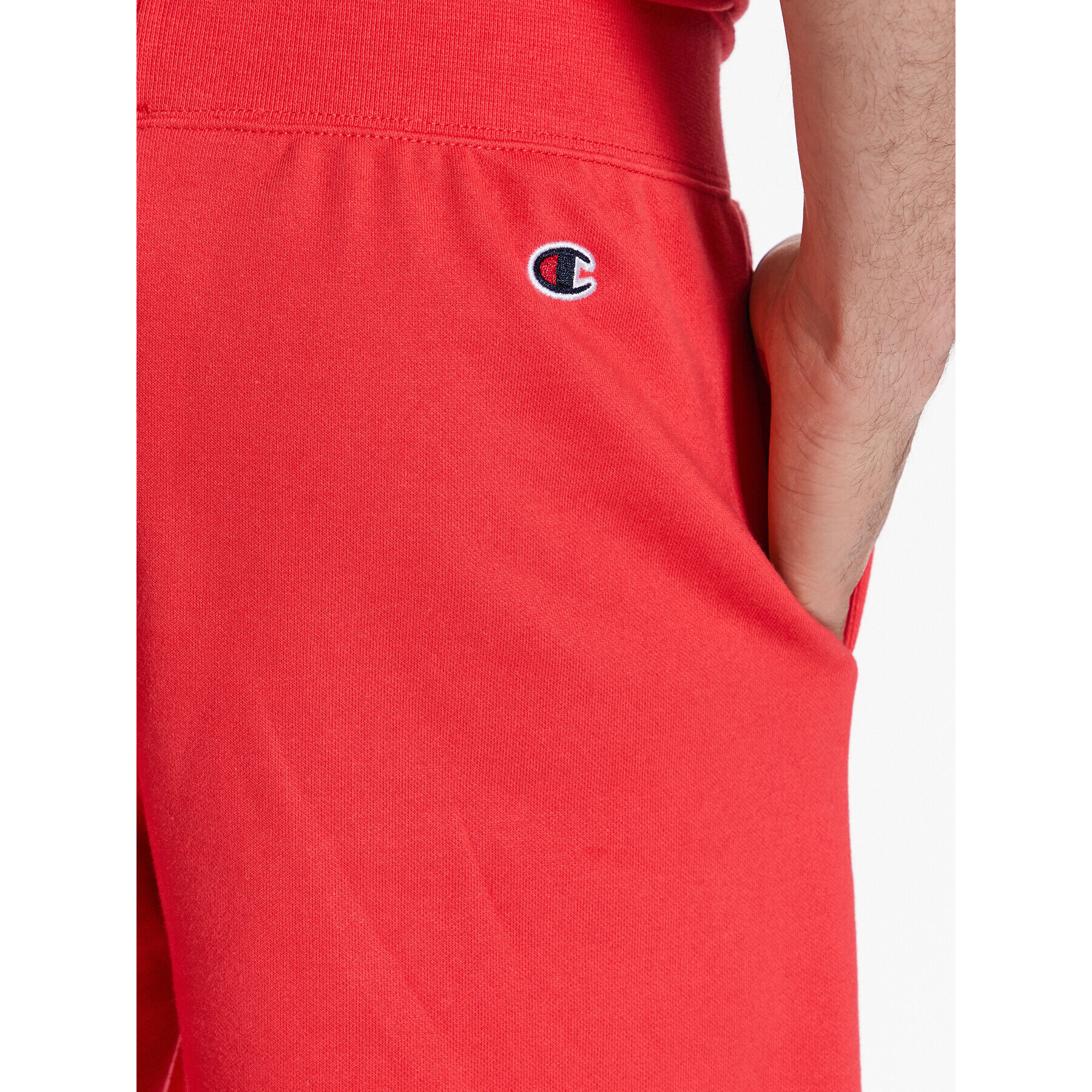 Champion Спортни шорти 218495 Червен Regular Fit - Pepit.bg