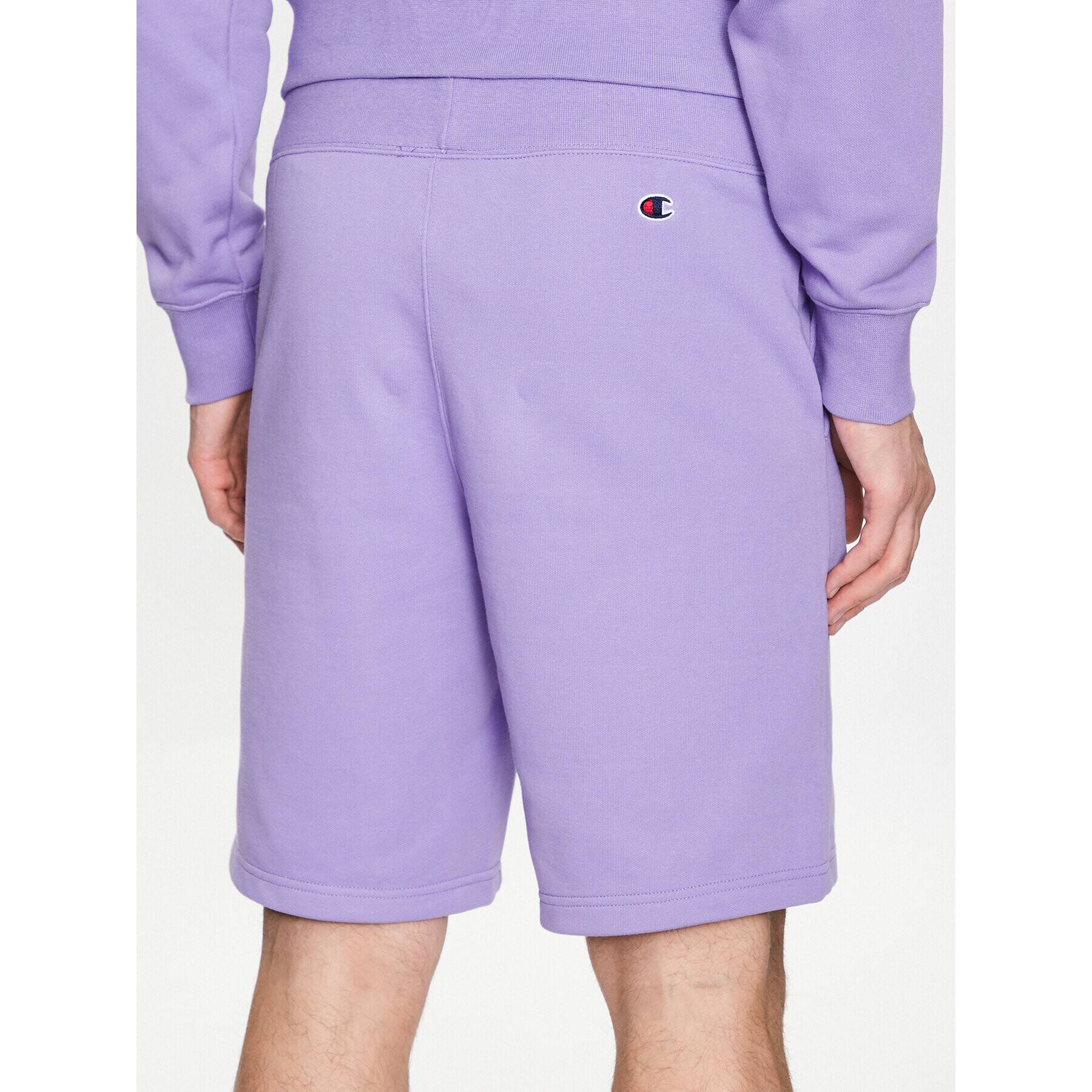 Champion Спортни шорти 218495 Виолетов Regular Fit - Pepit.bg