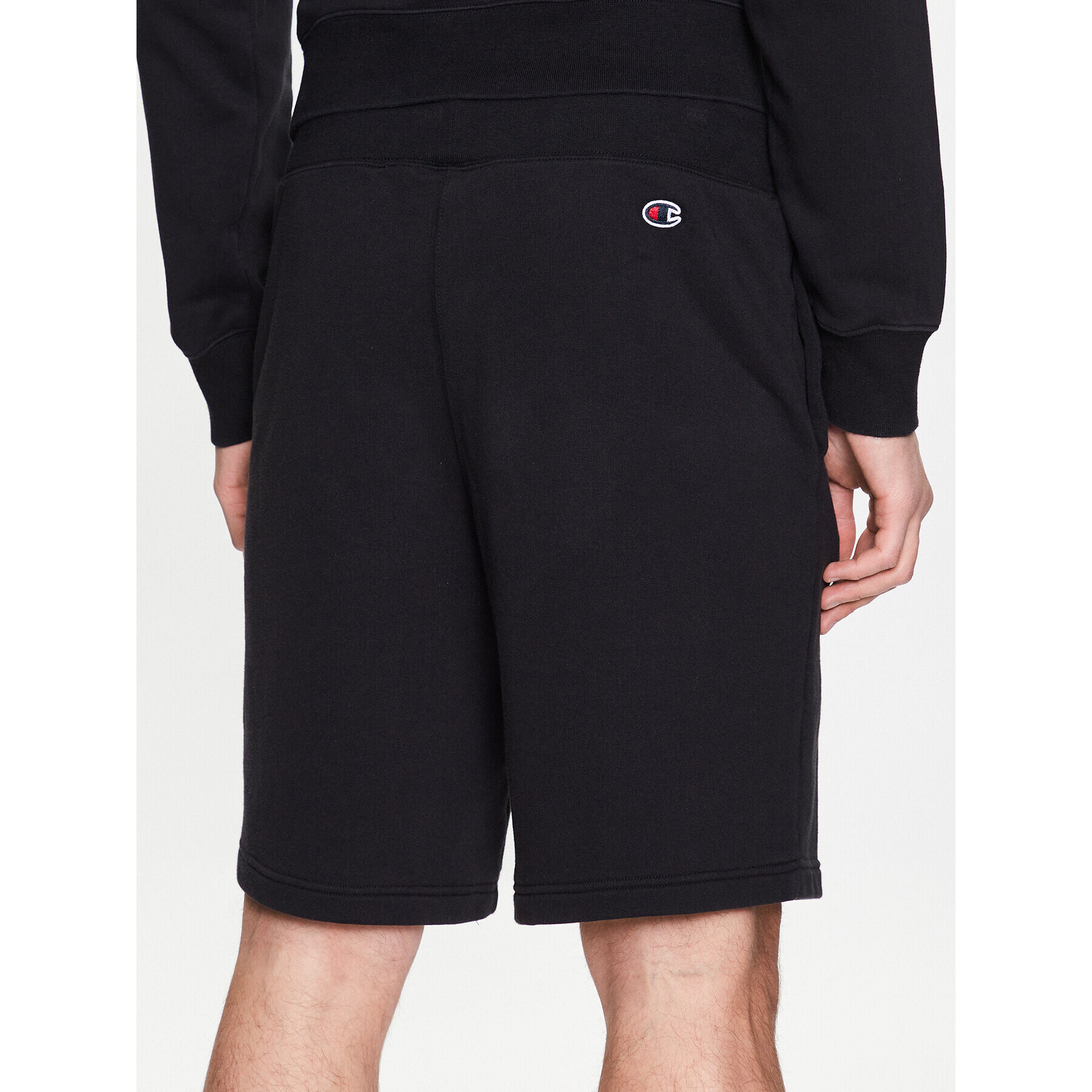 Champion Спортни шорти 218525 Черен Regular Fit - Pepit.bg