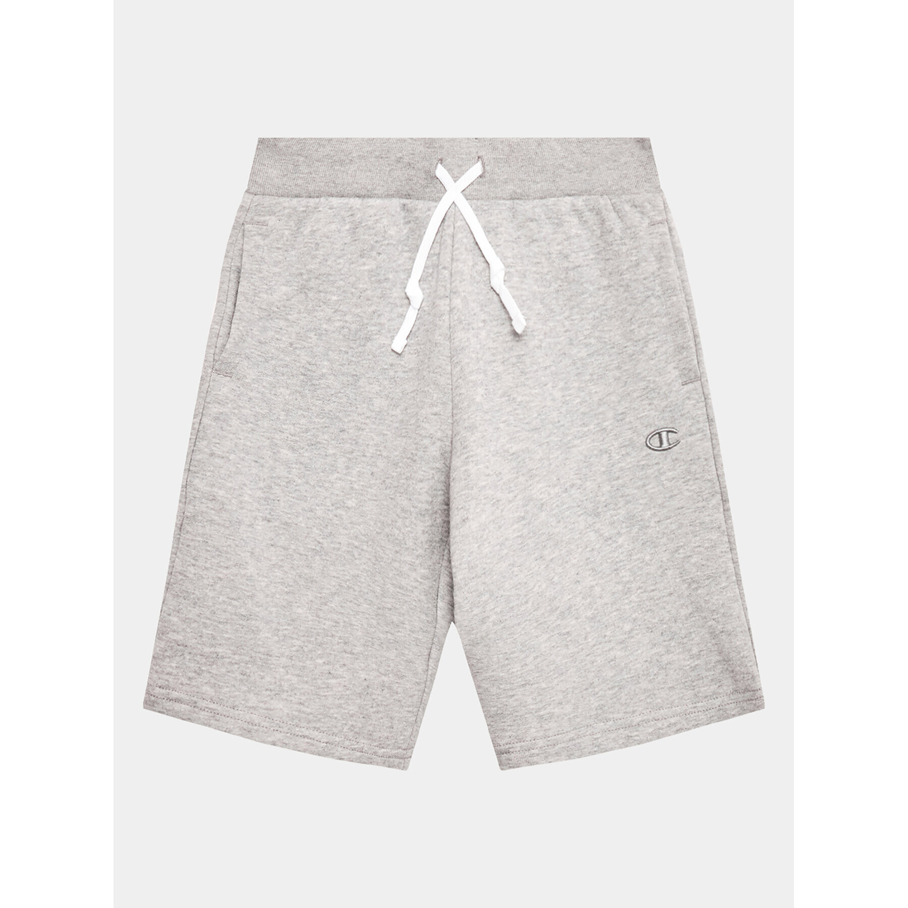 Champion Спортни шорти Embroidered 306348 Сив Regular Fit - Pepit.bg