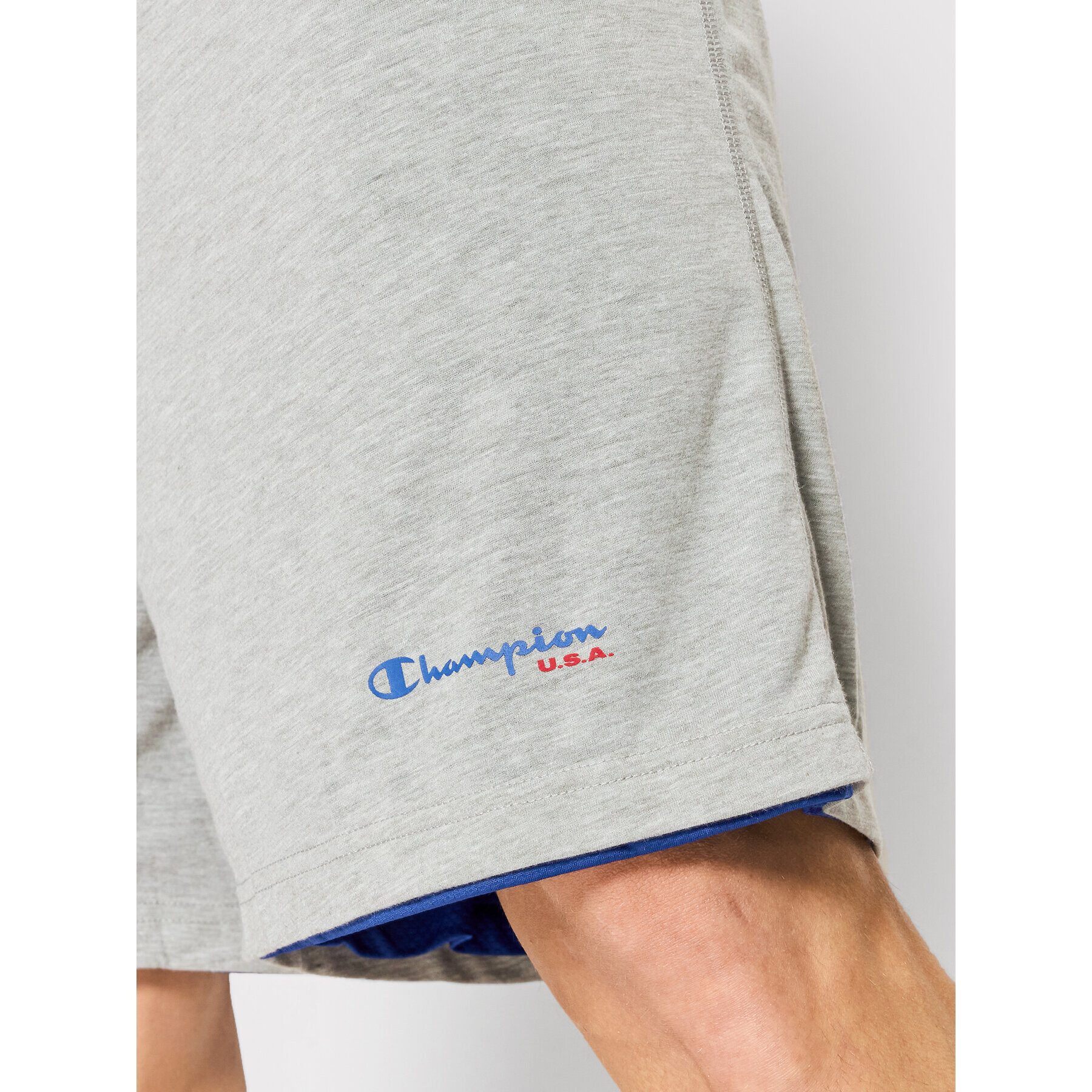 Champion Спортни шорти Reversible 217128 Сив Athletic Fit - Pepit.bg