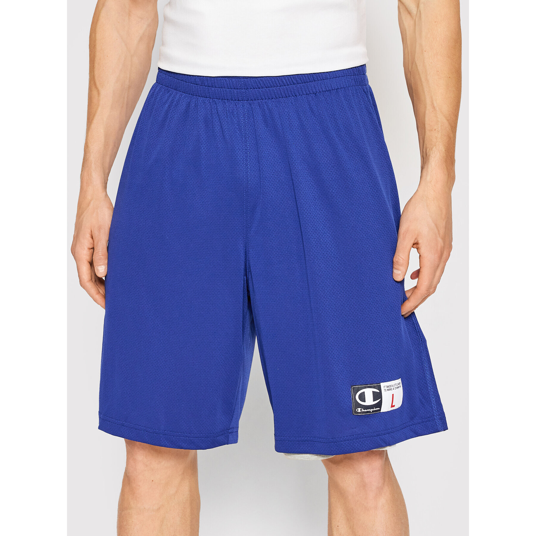 Champion Спортни шорти Reversible 217128 Сив Athletic Fit - Pepit.bg