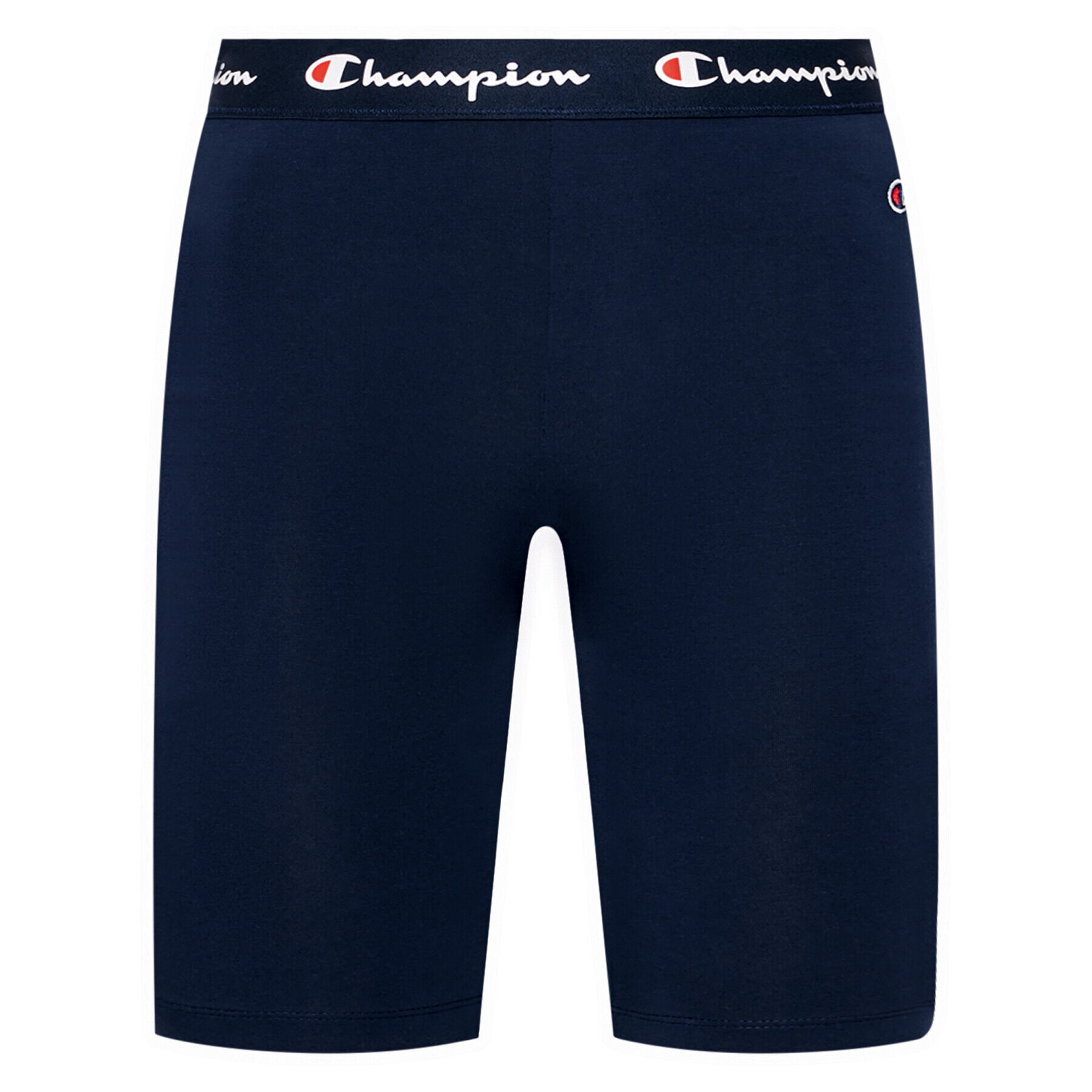 Champion Спортни шорти Script Logo 112862 Тъмносин Athletic Fit - Pepit.bg
