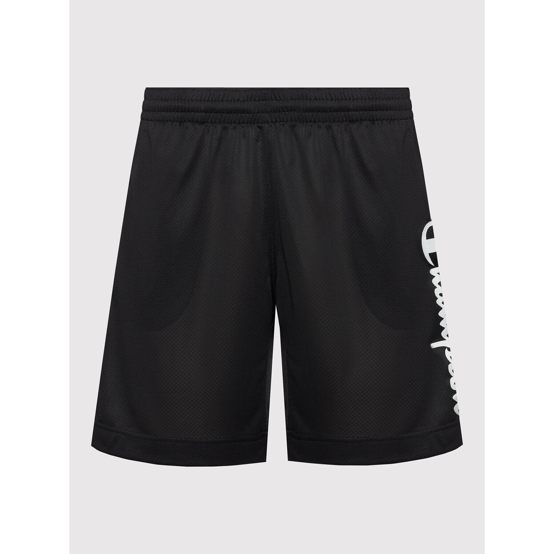 Champion Спортни шорти Script Logo 217118 Черен Athletic Fit - Pepit.bg