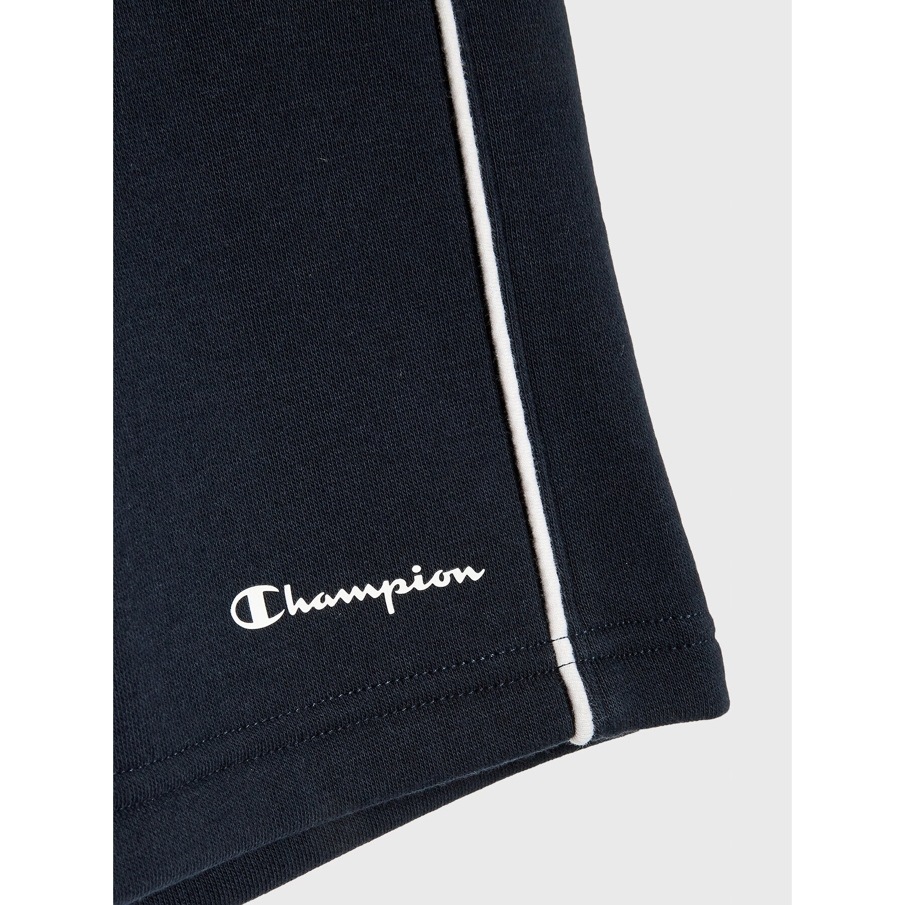 Champion Спортни шорти Script Logo 306147 Тъмносин Regular Fit - Pepit.bg