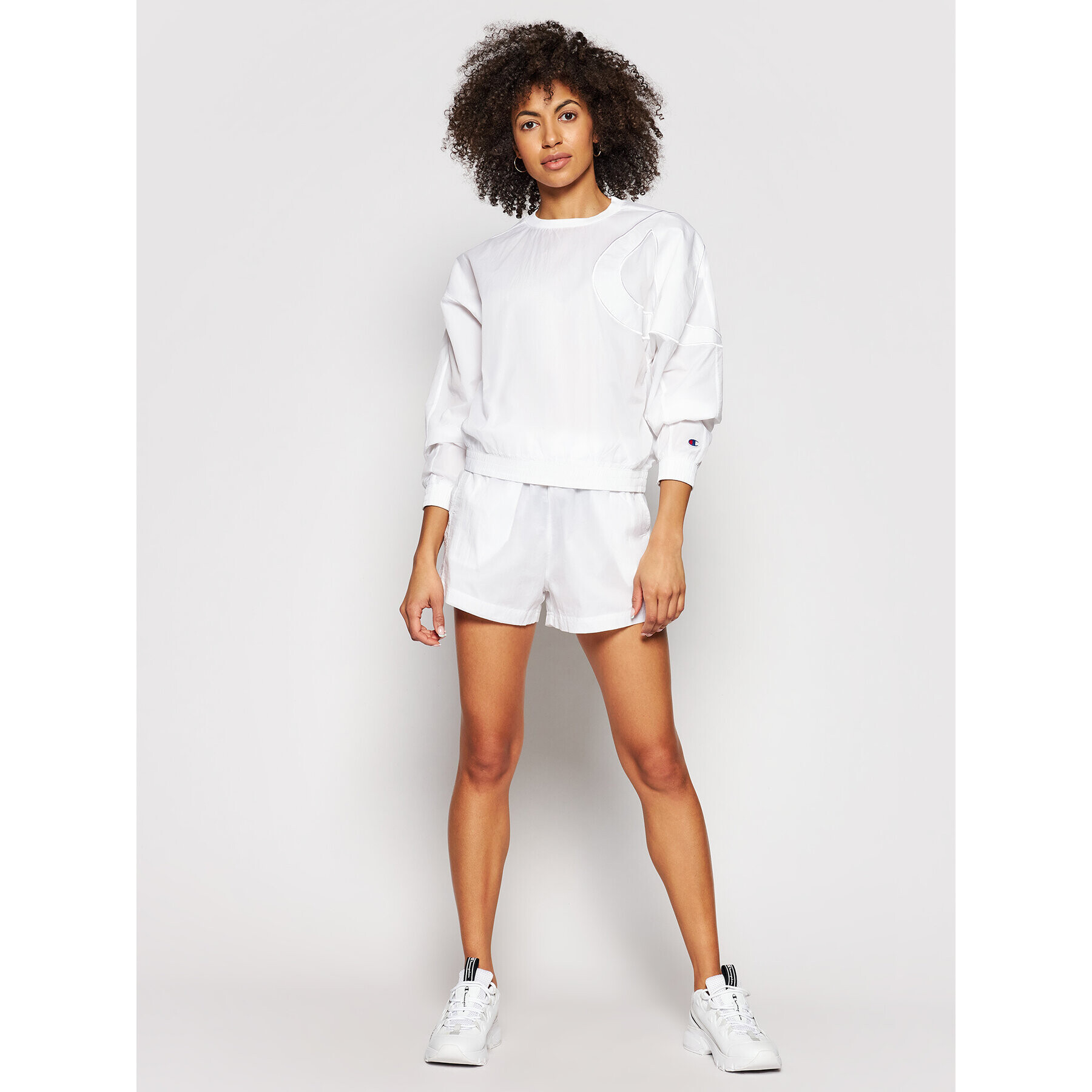 Champion Суитшърт 112989 Бял Oversize - Pepit.bg