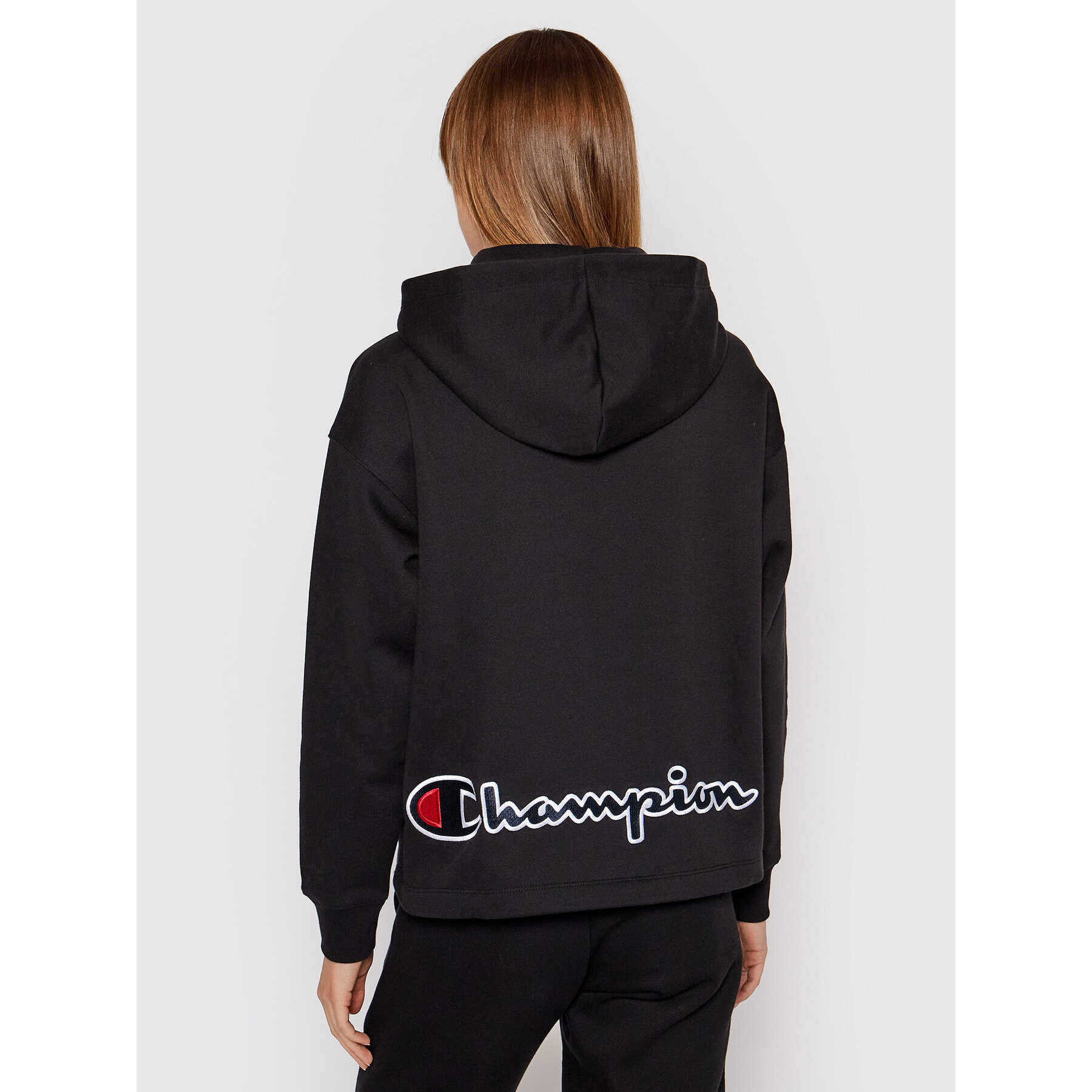 Champion Суитшърт 114463 Черен Regular Fit - Pepit.bg