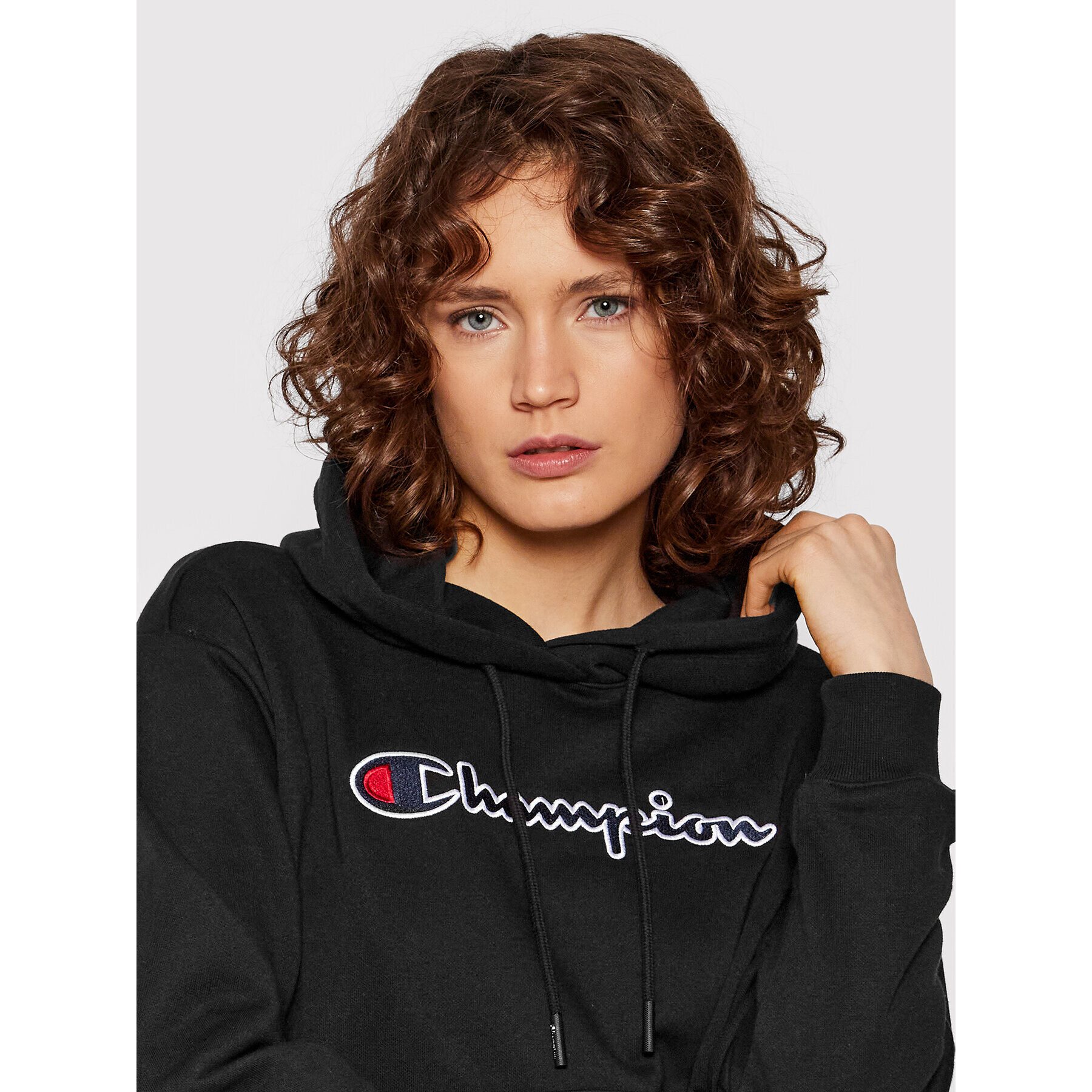 Champion Суитшърт 114919 Черен Regular Fit - Pepit.bg