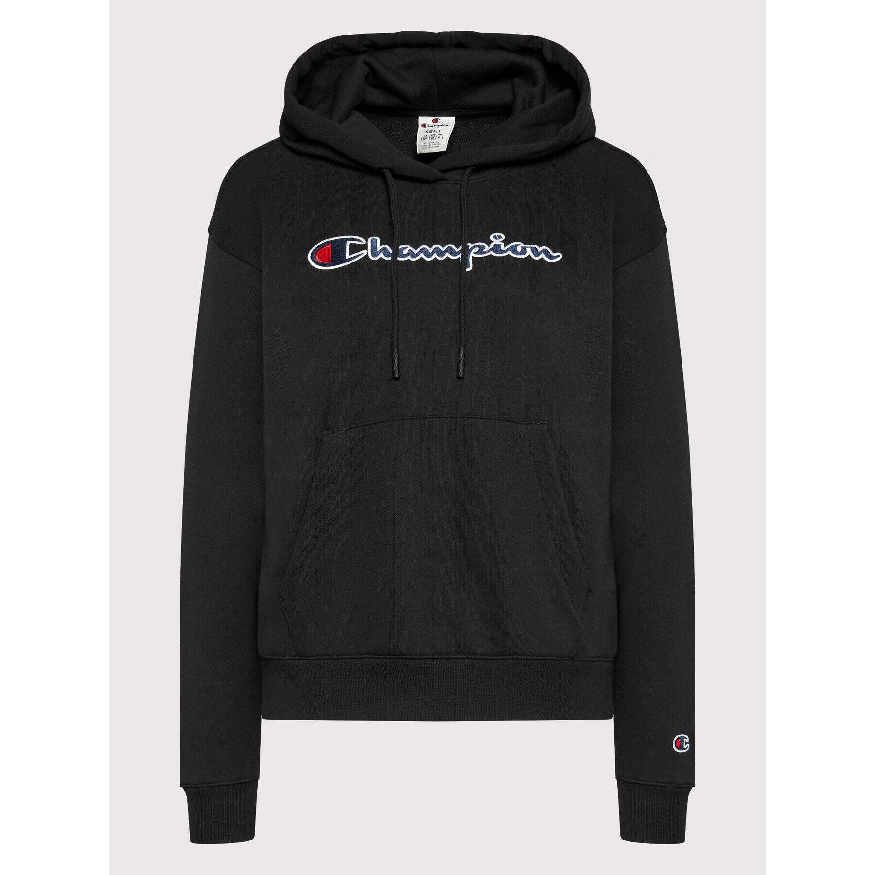 Champion Суитшърт 114919 Черен Regular Fit - Pepit.bg