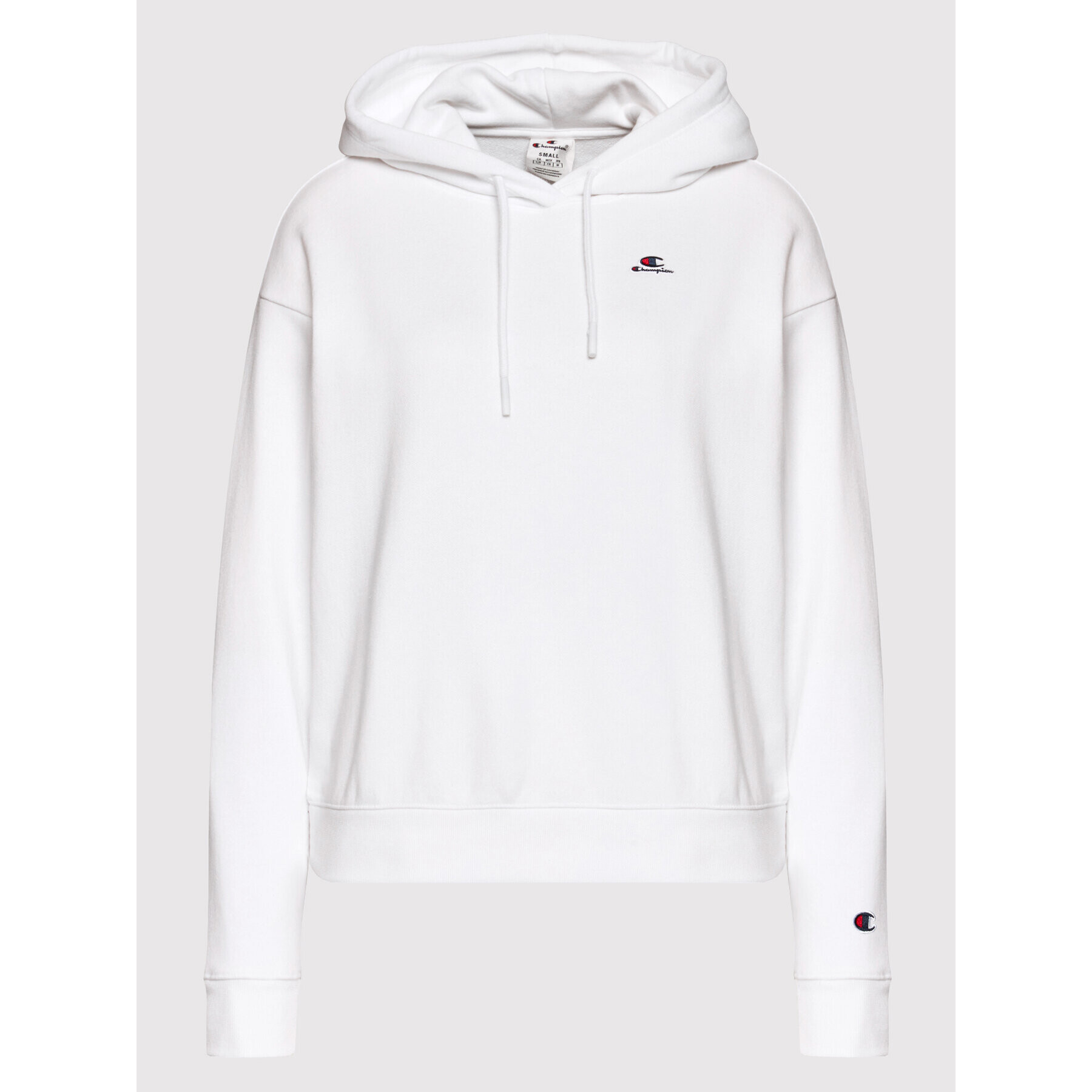 Champion Суитшърт 114920 Бял Regular Fit - Pepit.bg