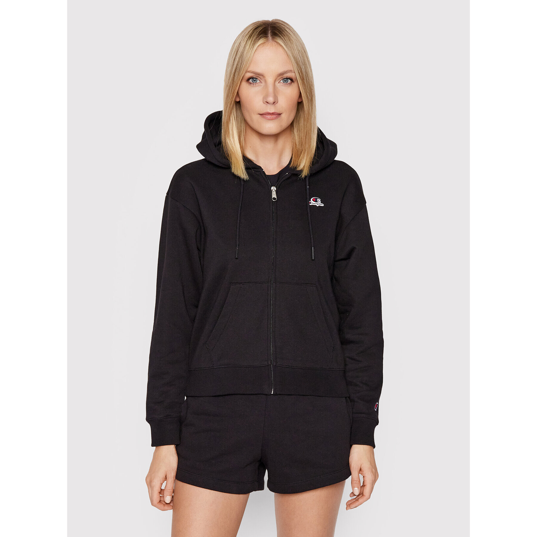 Champion Суитшърт 114921 Черен Regular Fit - Pepit.bg