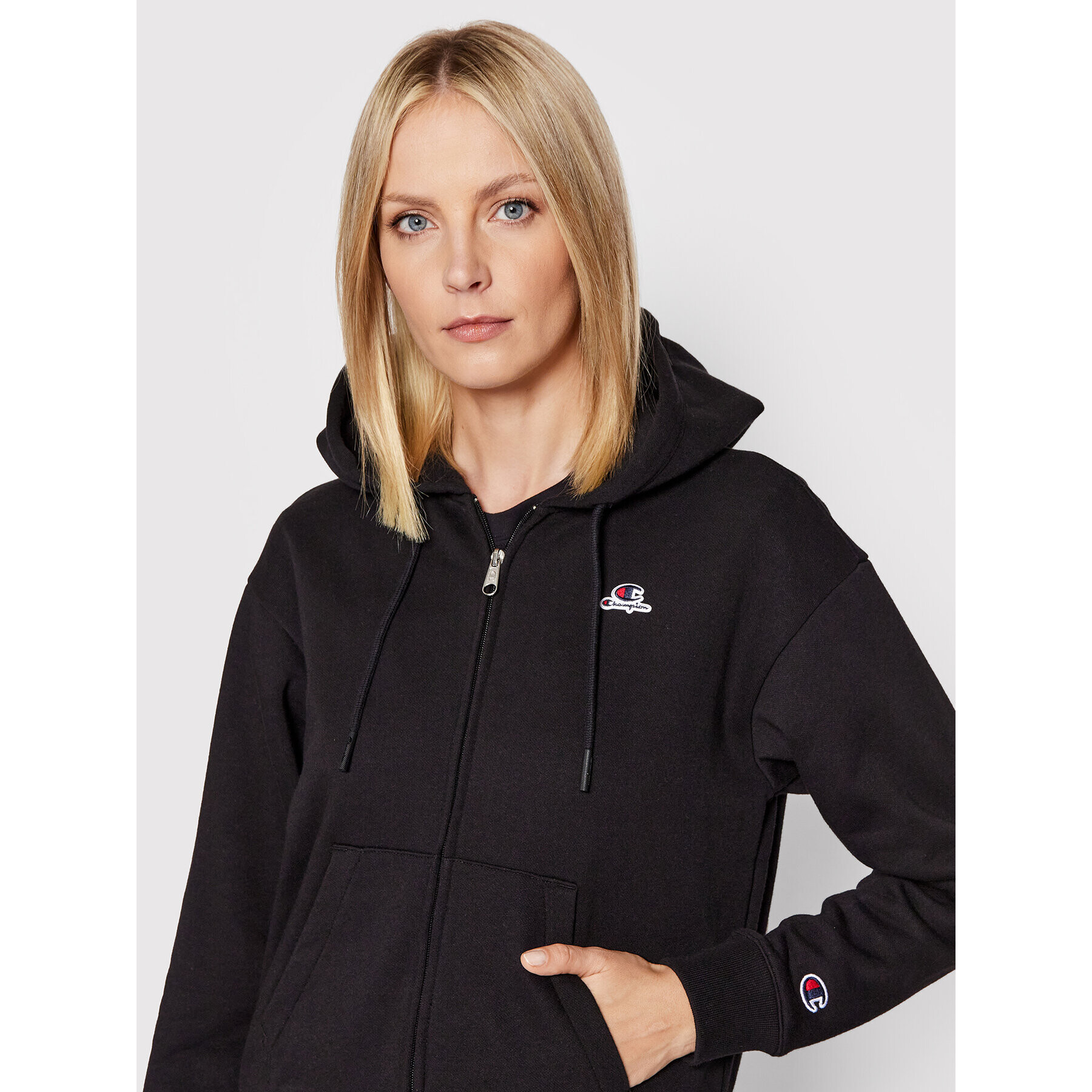 Champion Суитшърт 114921 Черен Regular Fit - Pepit.bg