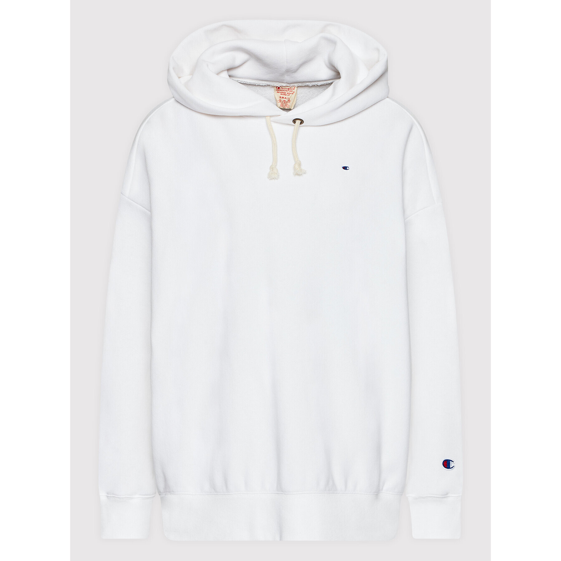 Champion Суитшърт 115152 Бял Regular Fit - Pepit.bg