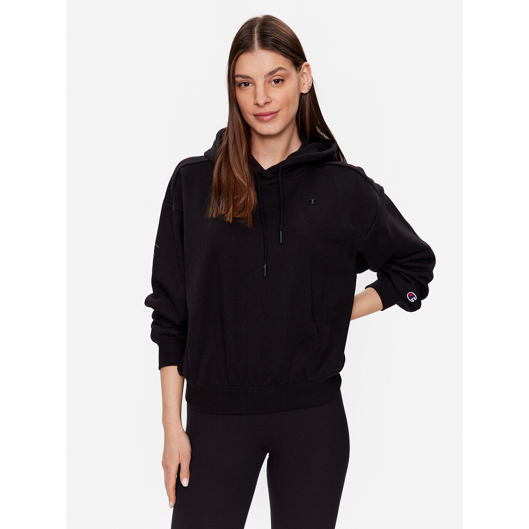 Champion Суитшърт 116047 Черен Regular Fit - Pepit.bg
