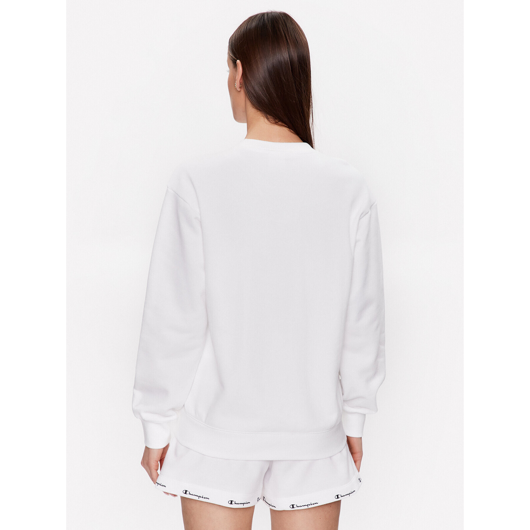 Champion Суитшърт 116049 Бял Regular Fit - Pepit.bg