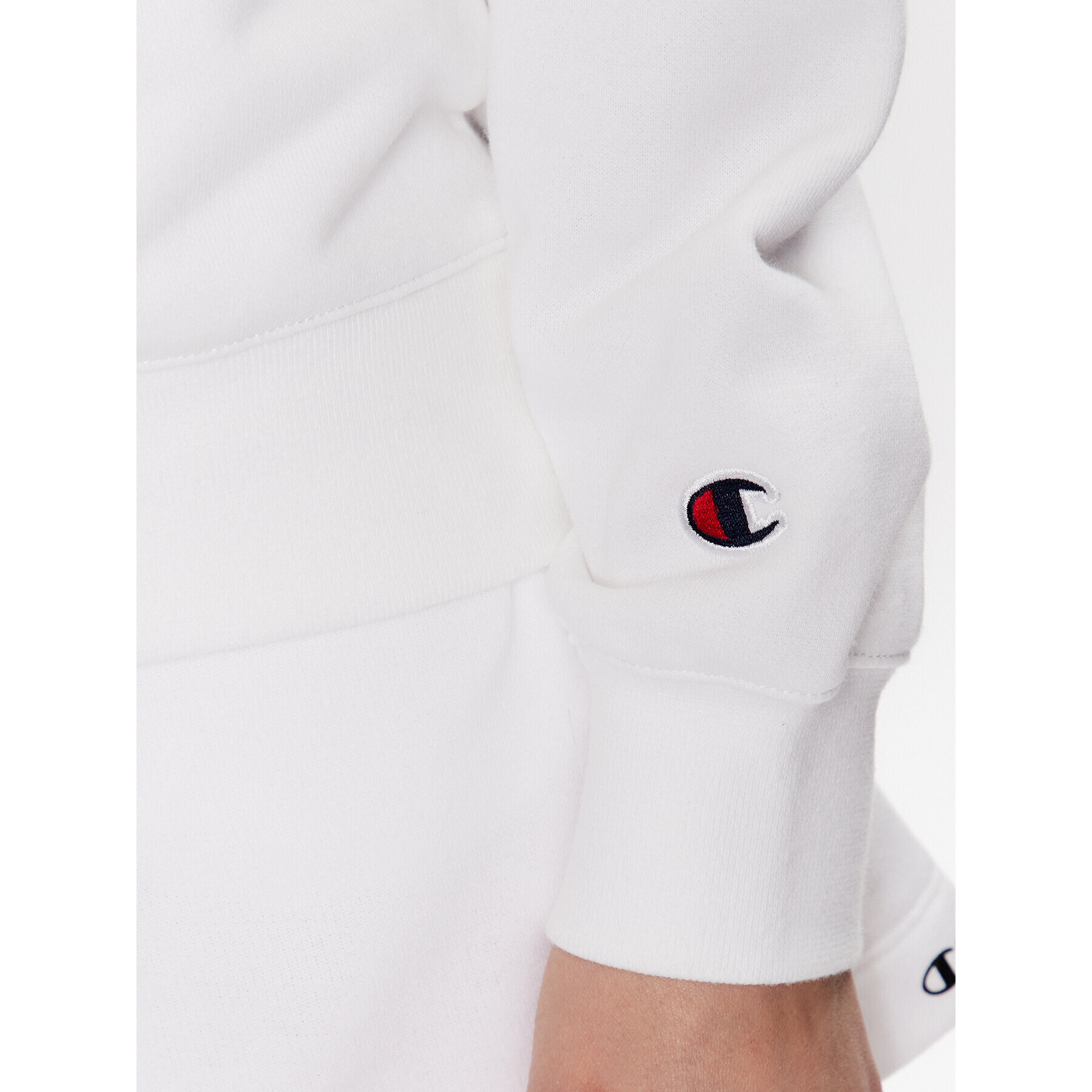 Champion Суитшърт 116049 Бял Regular Fit - Pepit.bg