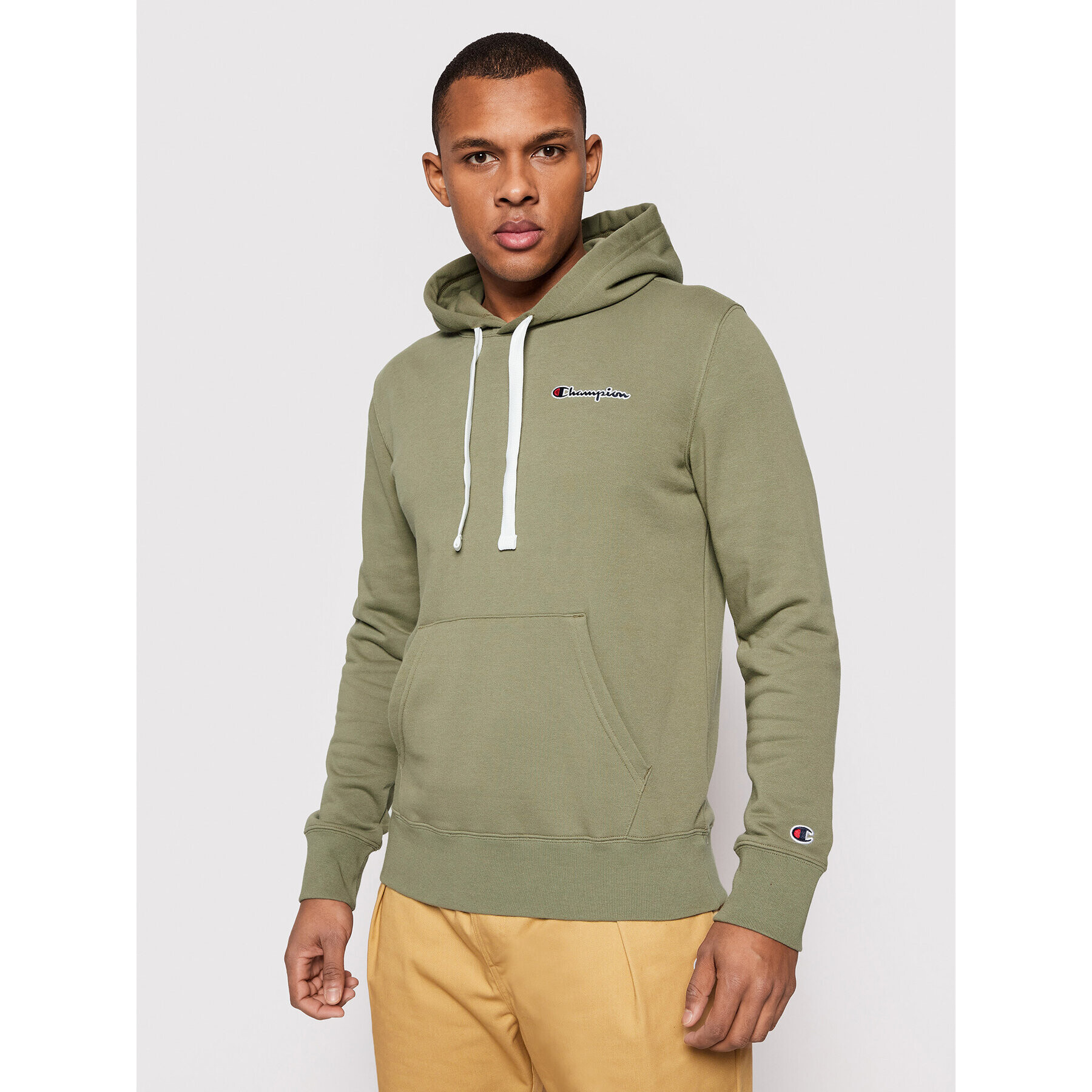 Champion Суитшърт 215930 Зелен Comfort Fit - Pepit.bg