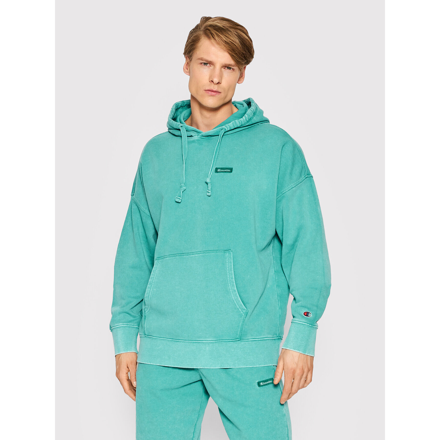 Champion Суитшърт 217083 Зелен Baggy Fit - Pepit.bg