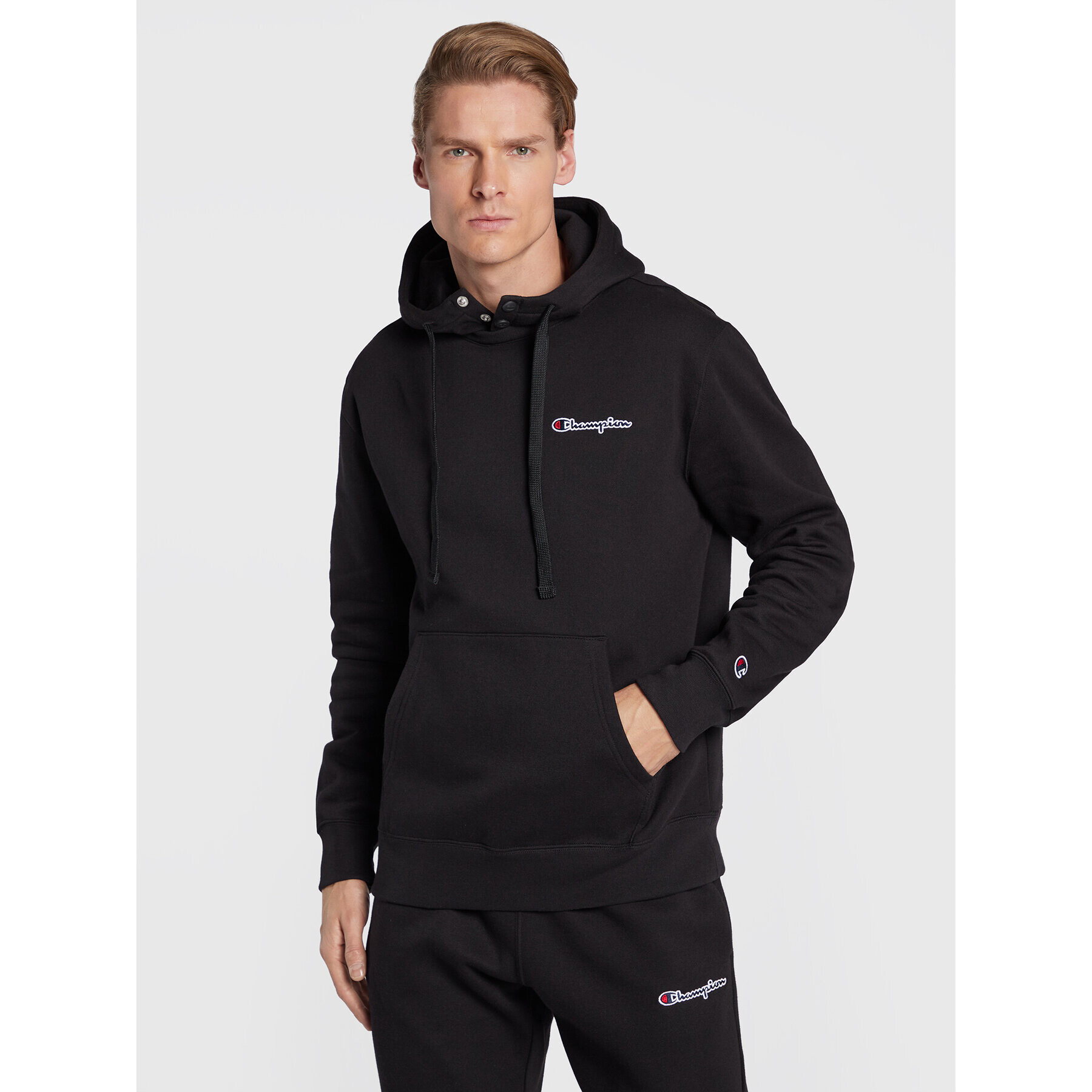 Champion Суитшърт 217865 Черен Regular Fit - Pepit.bg