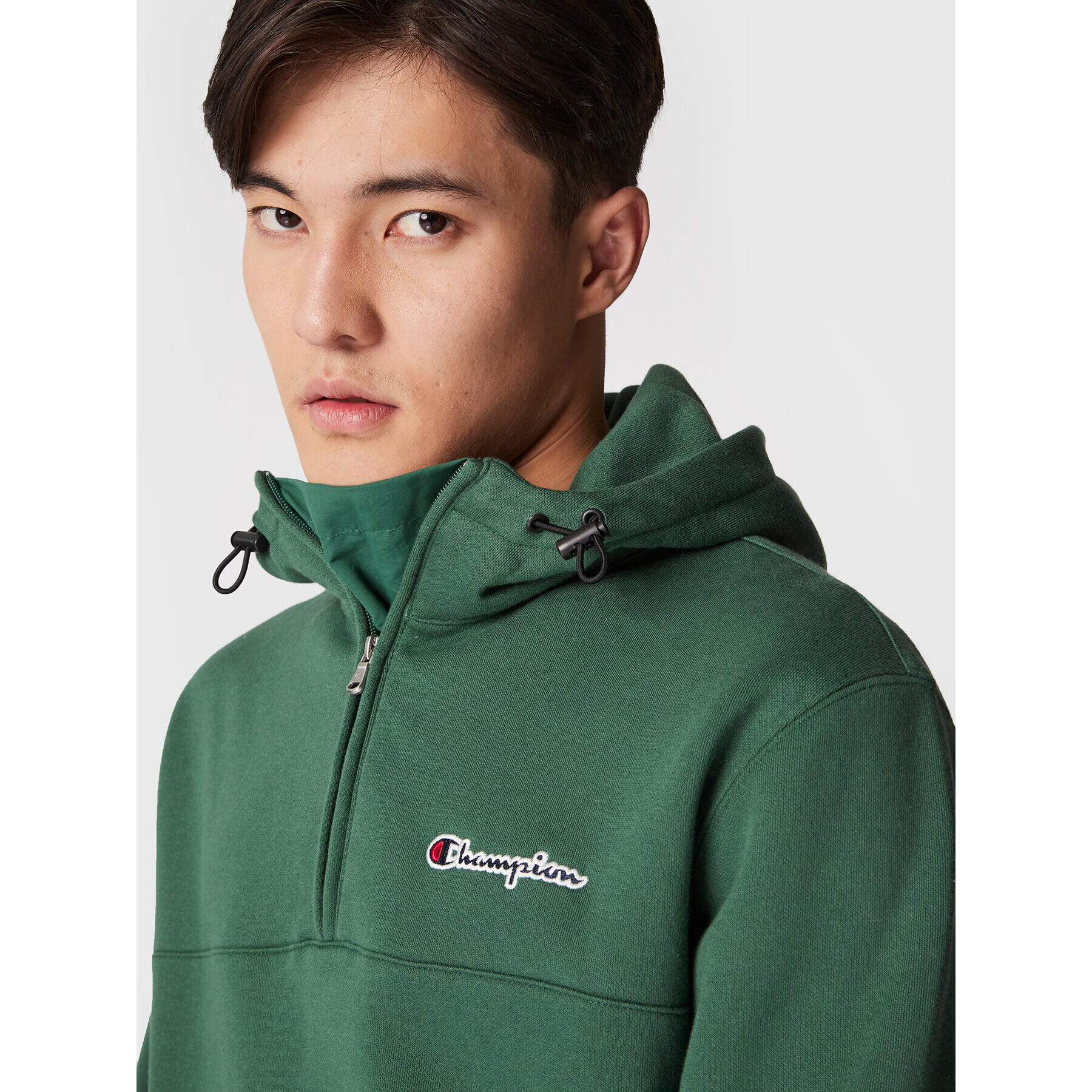 Champion Суитшърт 217866 Зелен Regular Fit - Pepit.bg