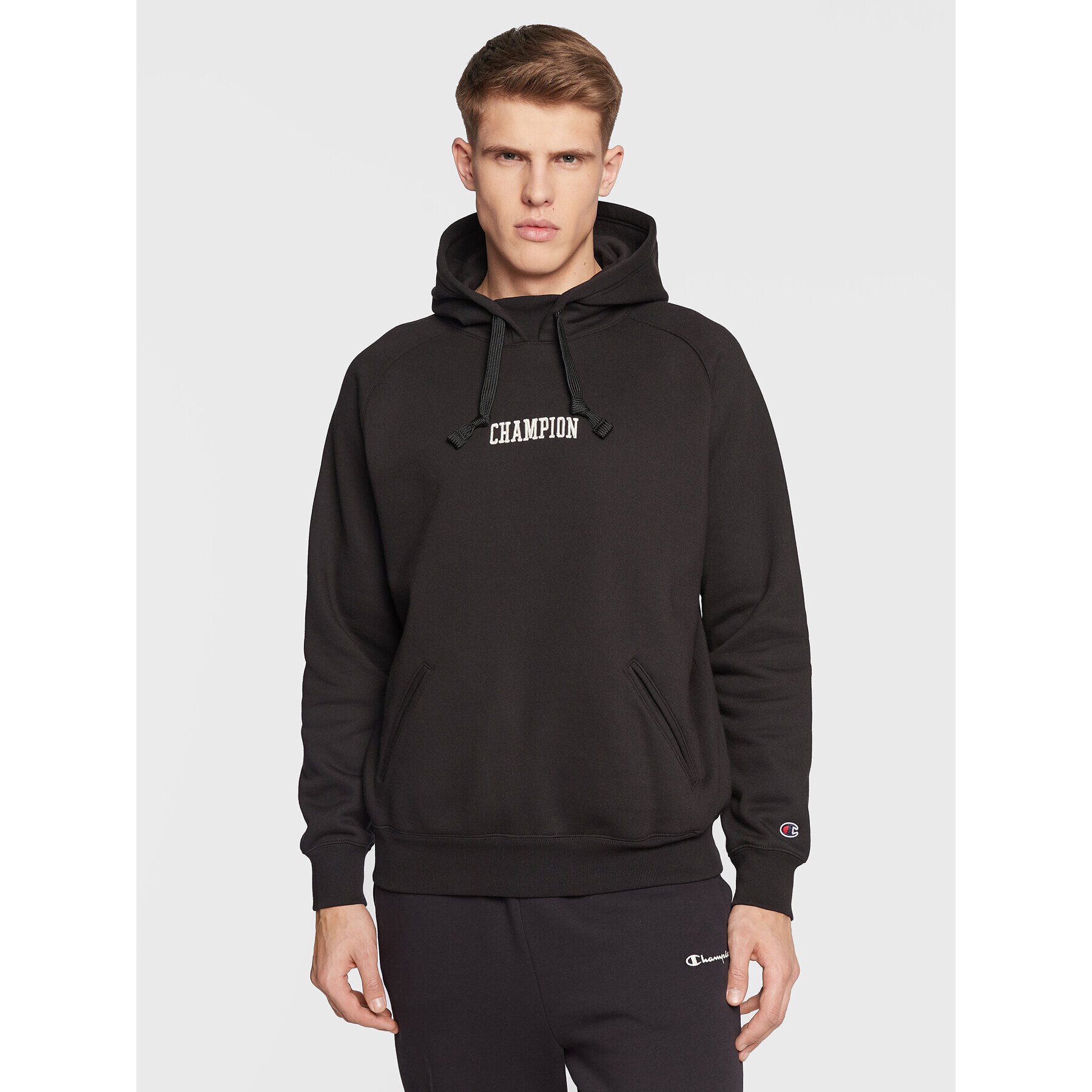 Champion Суитшърт 217878 Черен Regular Fit - Pepit.bg