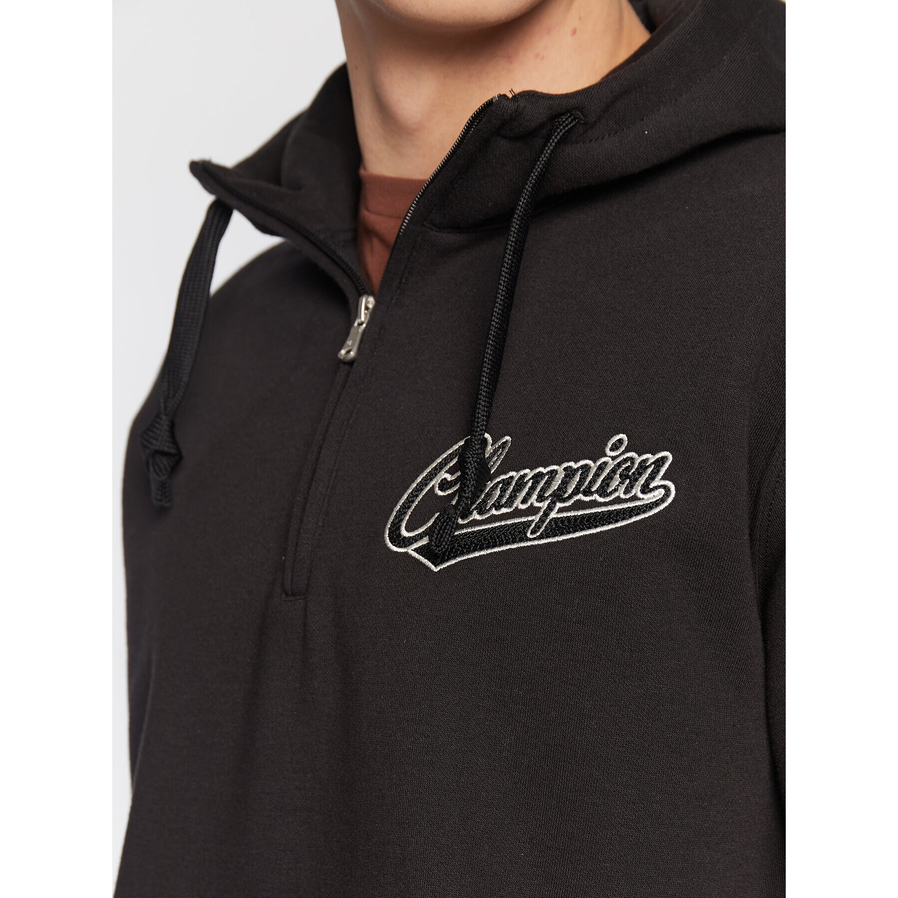 Champion Суитшърт 217887 Черен Relaxed Fit - Pepit.bg