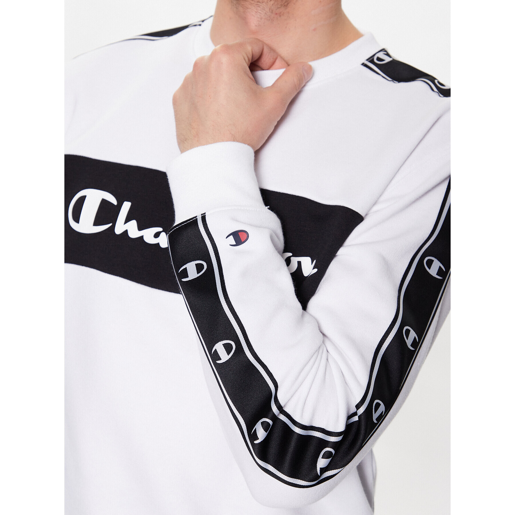 Champion Суитшърт 218474 Бял Regular Fit - Pepit.bg