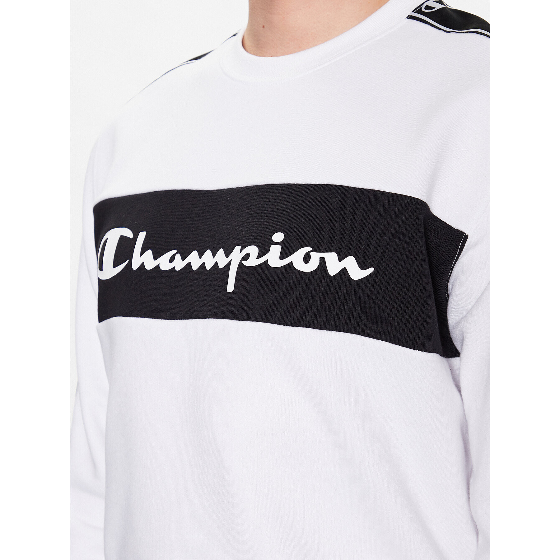 Champion Суитшърт 218474 Бял Regular Fit - Pepit.bg