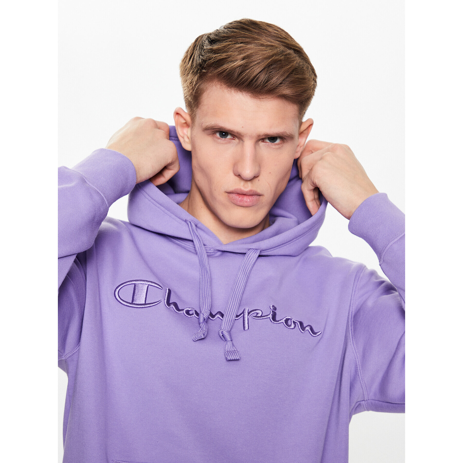 Champion Суитшърт 218486 Виолетов Regular Fit - Pepit.bg