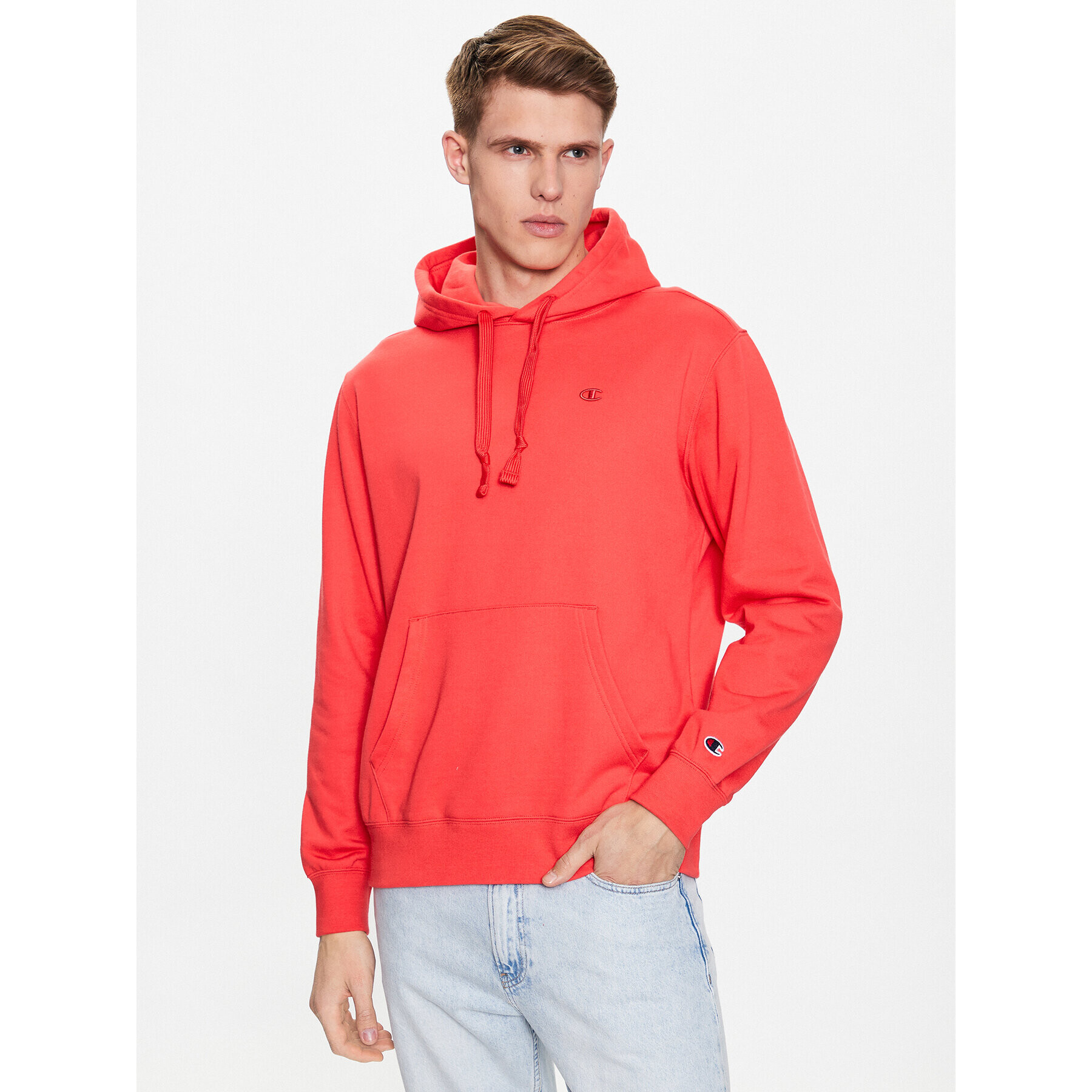 Champion Суитшърт 218491 Червен Regular Fit - Pepit.bg