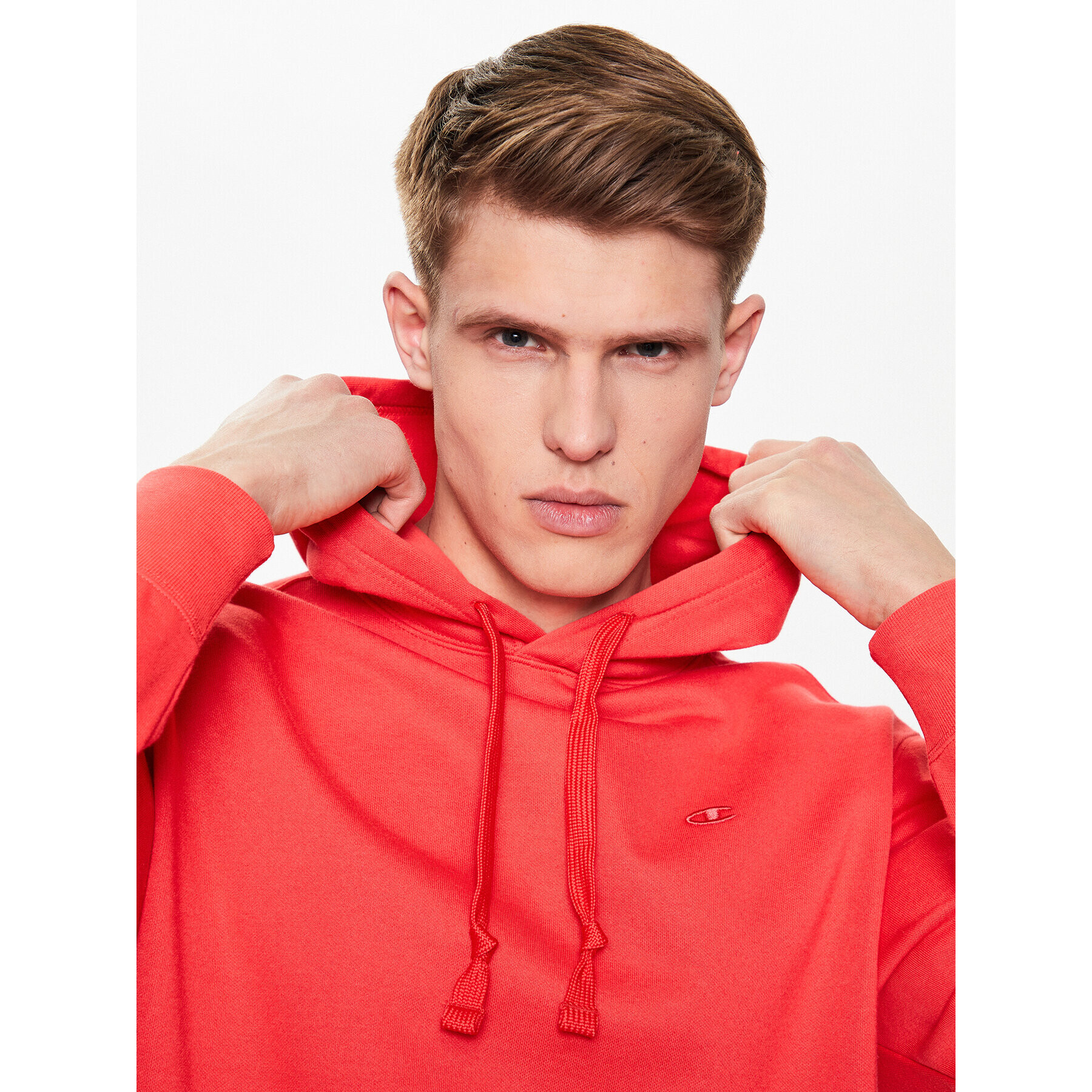 Champion Суитшърт 218491 Червен Regular Fit - Pepit.bg