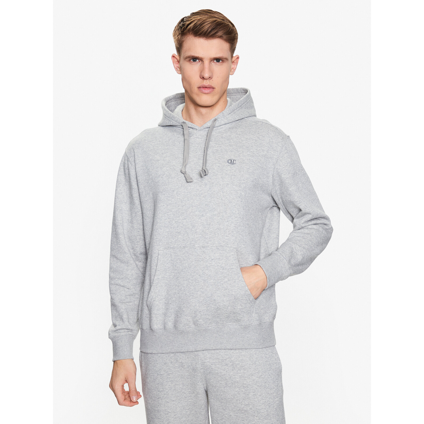 Champion Суитшърт 218491 Сив Regular Fit - Pepit.bg