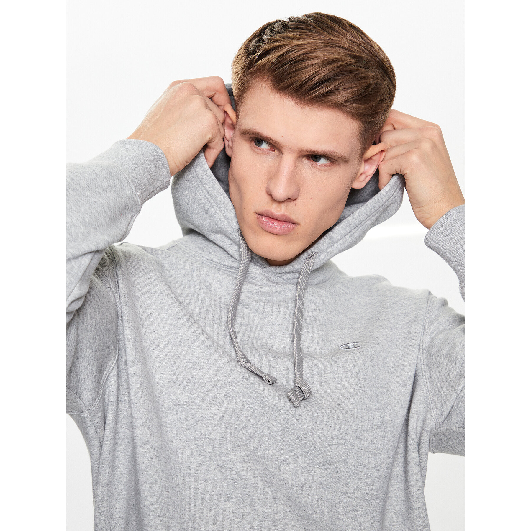 Champion Суитшърт 218491 Сив Regular Fit - Pepit.bg