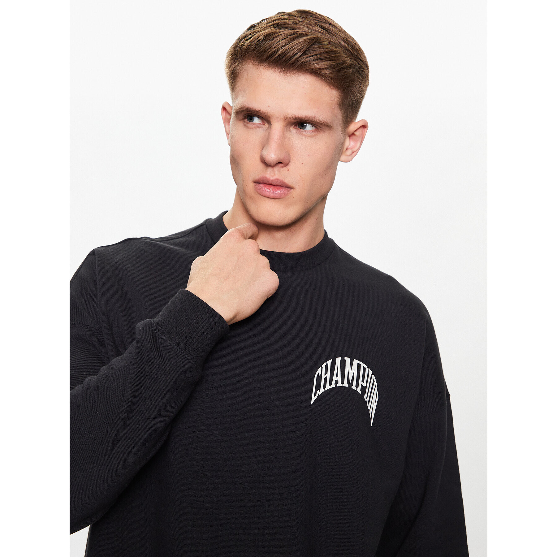 Champion Суитшърт 218517 Черен Regular Fit - Pepit.bg