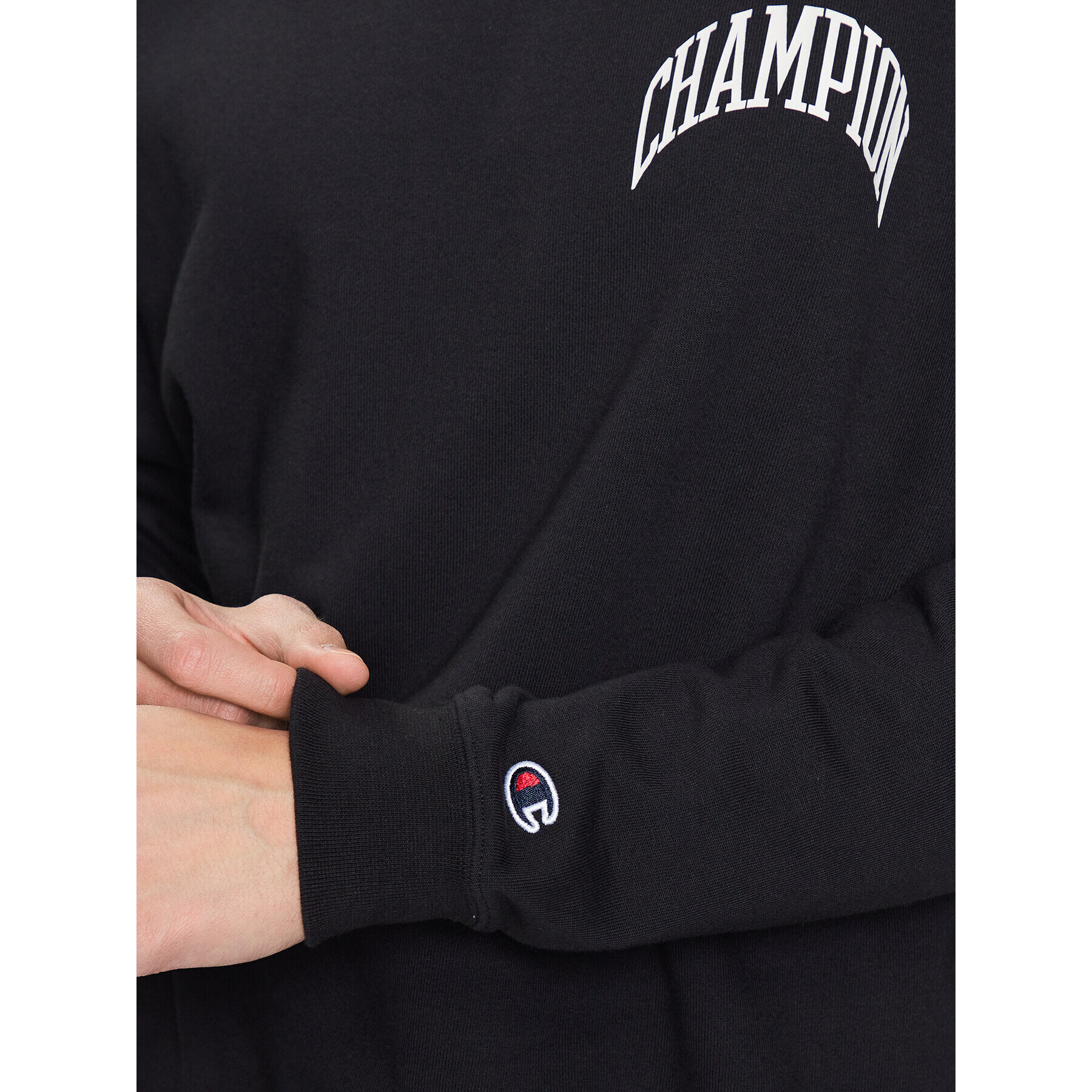 Champion Суитшърт 218517 Черен Regular Fit - Pepit.bg