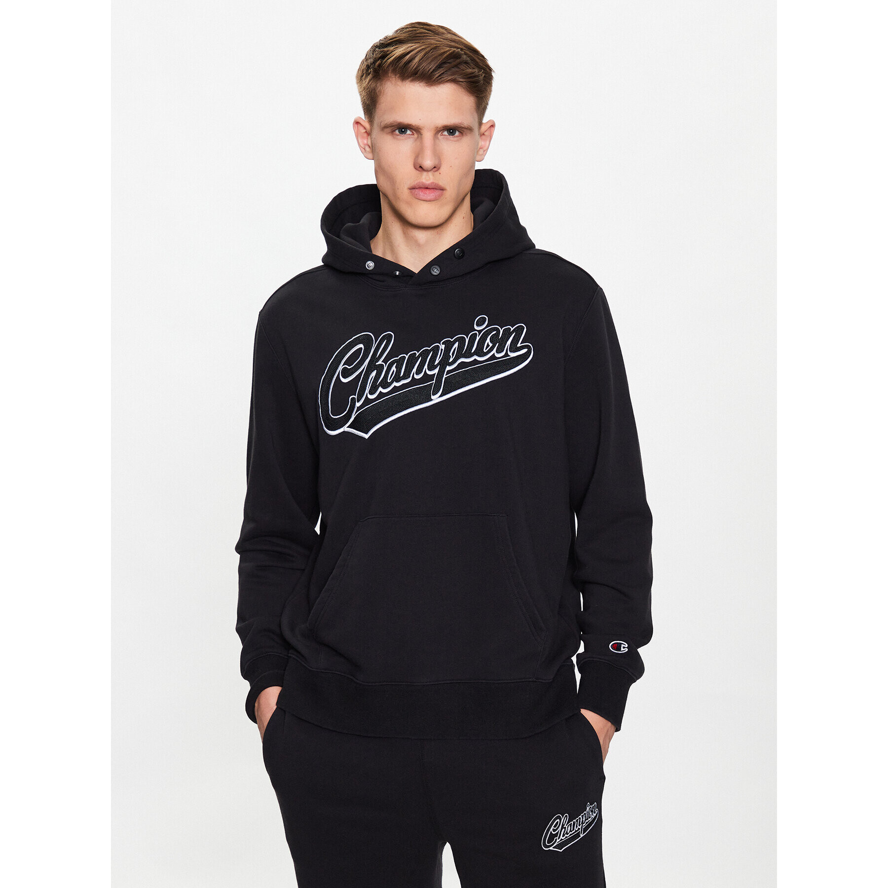 Champion Суитшърт 218523 Черен Regular Fit - Pepit.bg