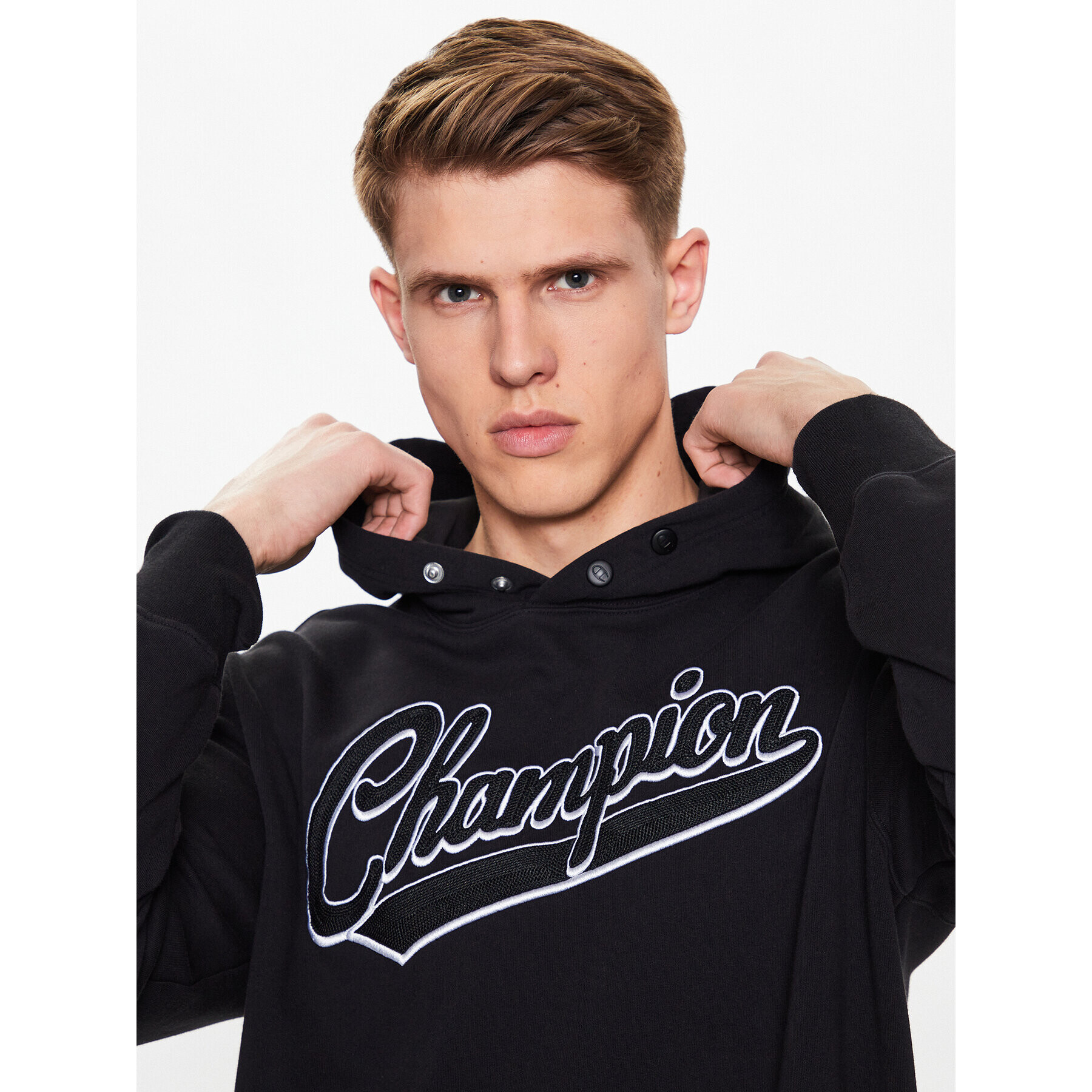 Champion Суитшърт 218523 Черен Regular Fit - Pepit.bg