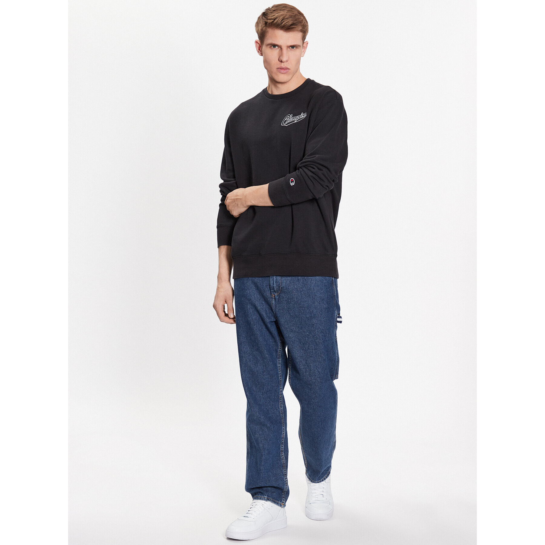 Champion Суитшърт 218524 Черен Regular Fit - Pepit.bg