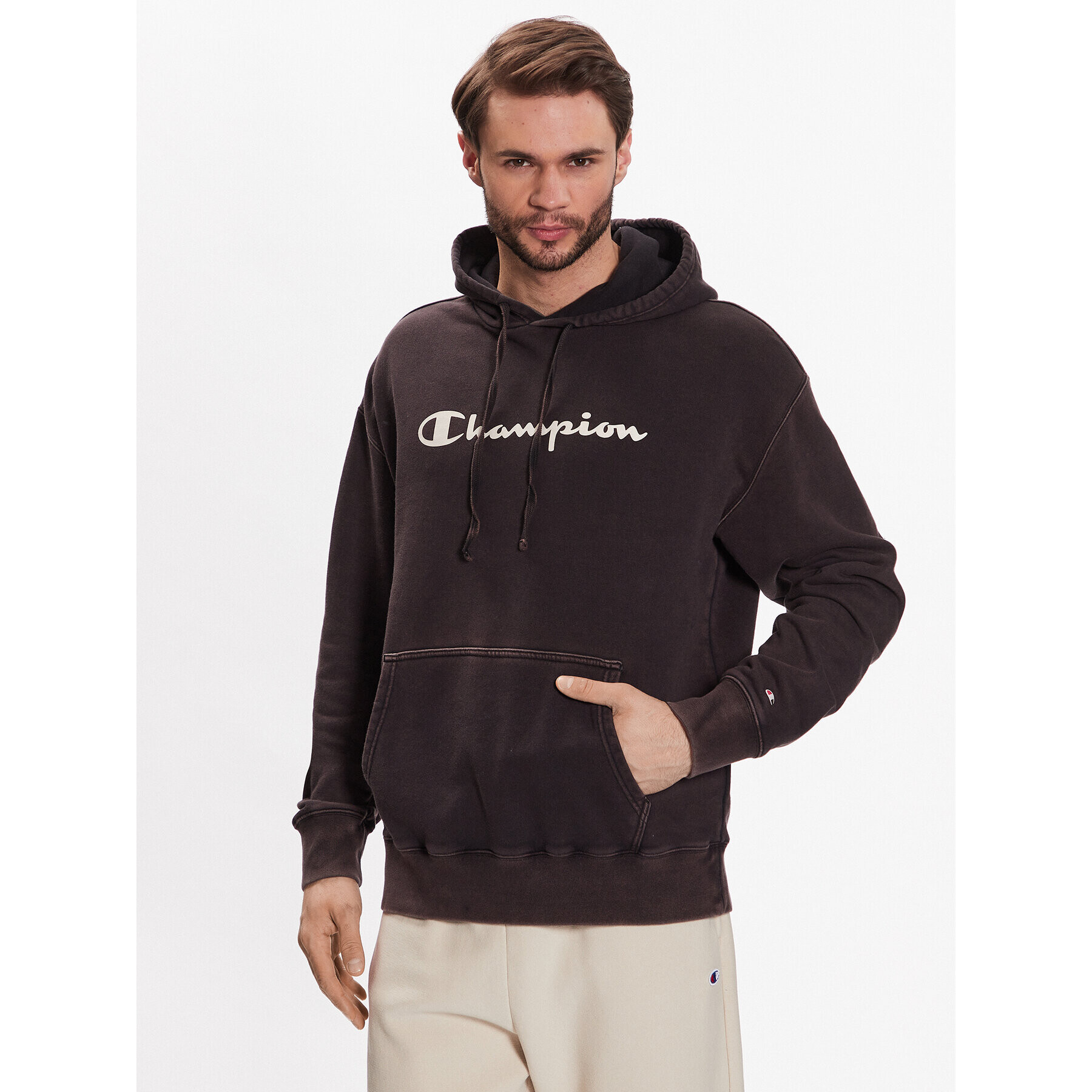 Champion Суитшърт 218600 Черен Regular Fit - Pepit.bg