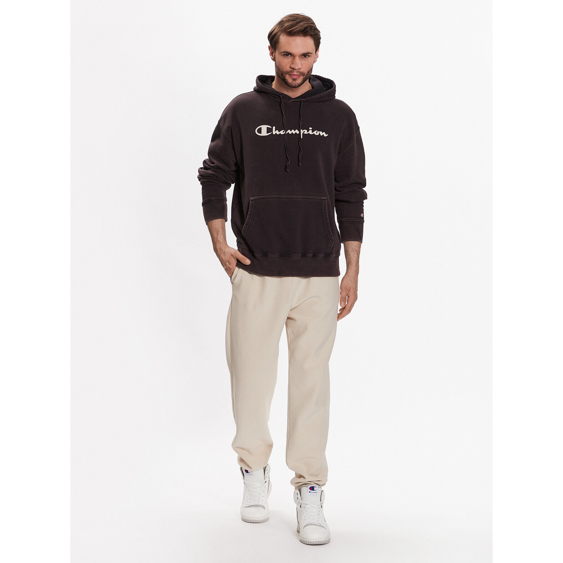 Champion Суитшърт 218600 Черен Regular Fit - Pepit.bg