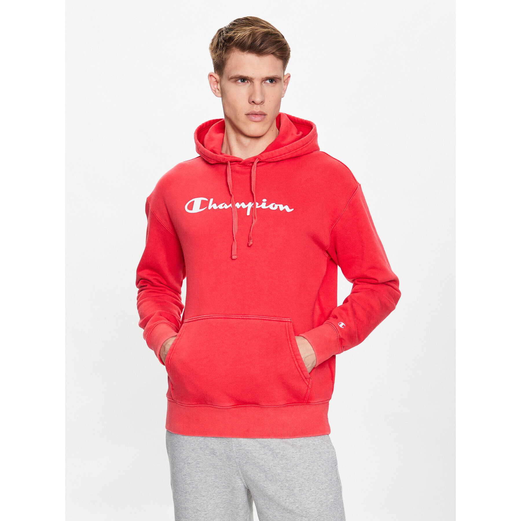 Champion Суитшърт 218600 Червен Regular Fit - Pepit.bg