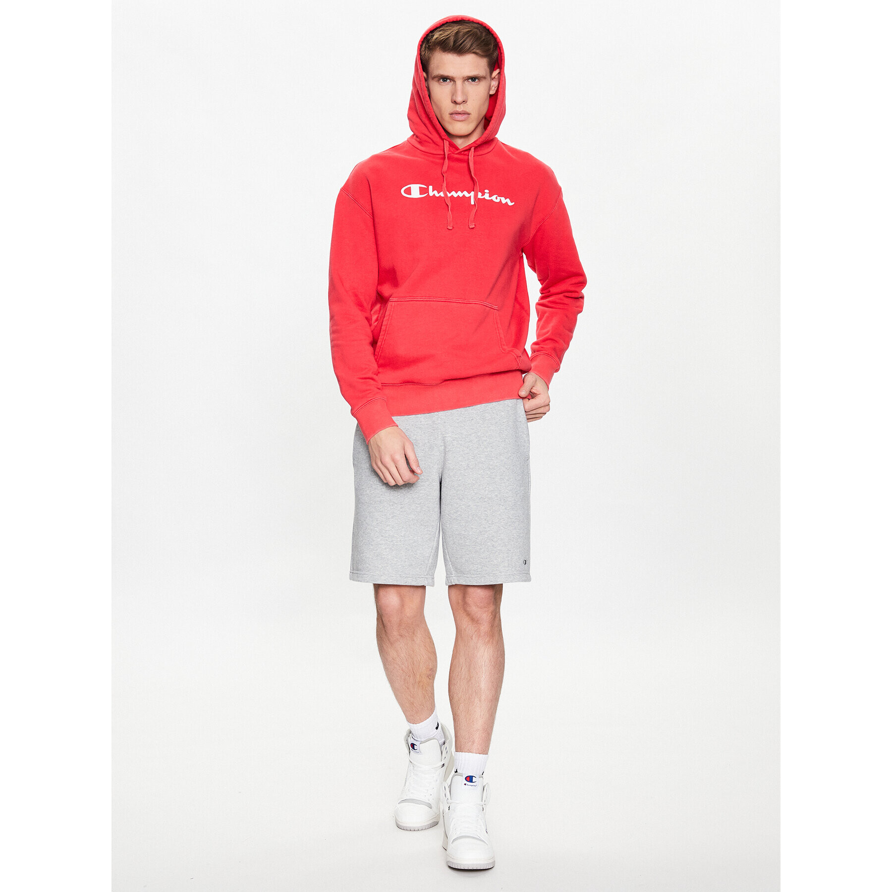 Champion Суитшърт 218600 Червен Regular Fit - Pepit.bg