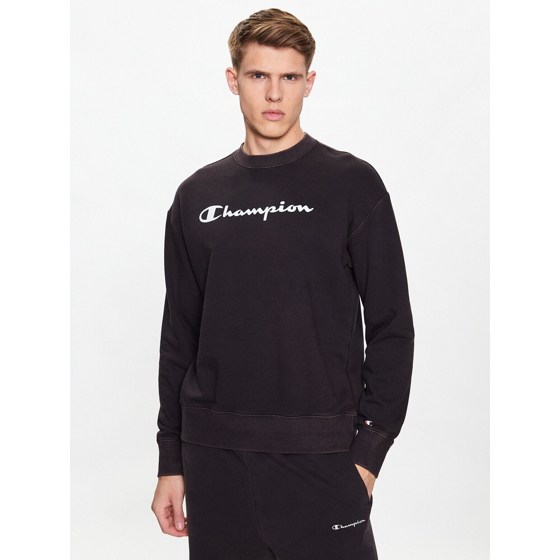Champion Суитшърт 218601 Черен Regular Fit - Pepit.bg