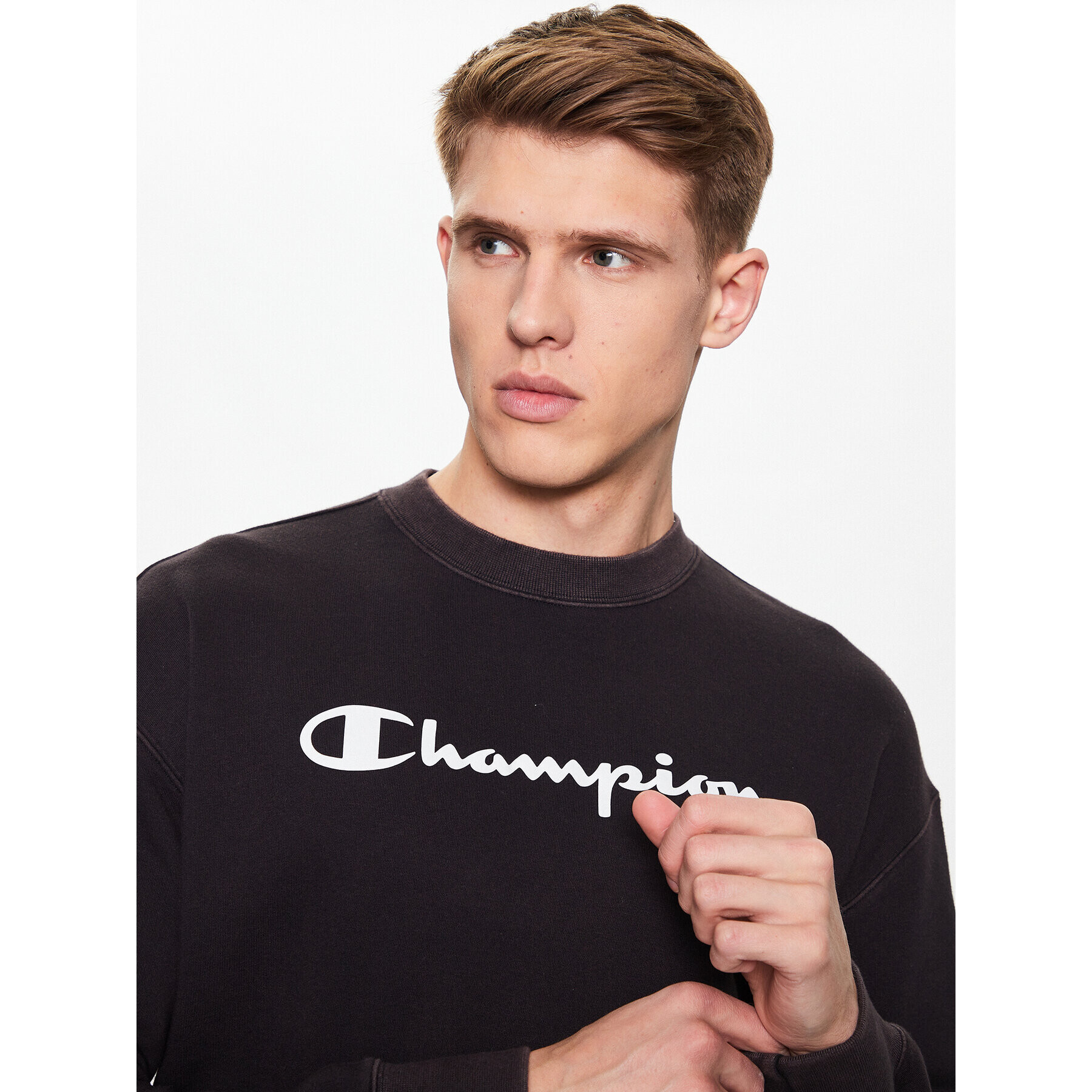 Champion Суитшърт 218601 Черен Regular Fit - Pepit.bg