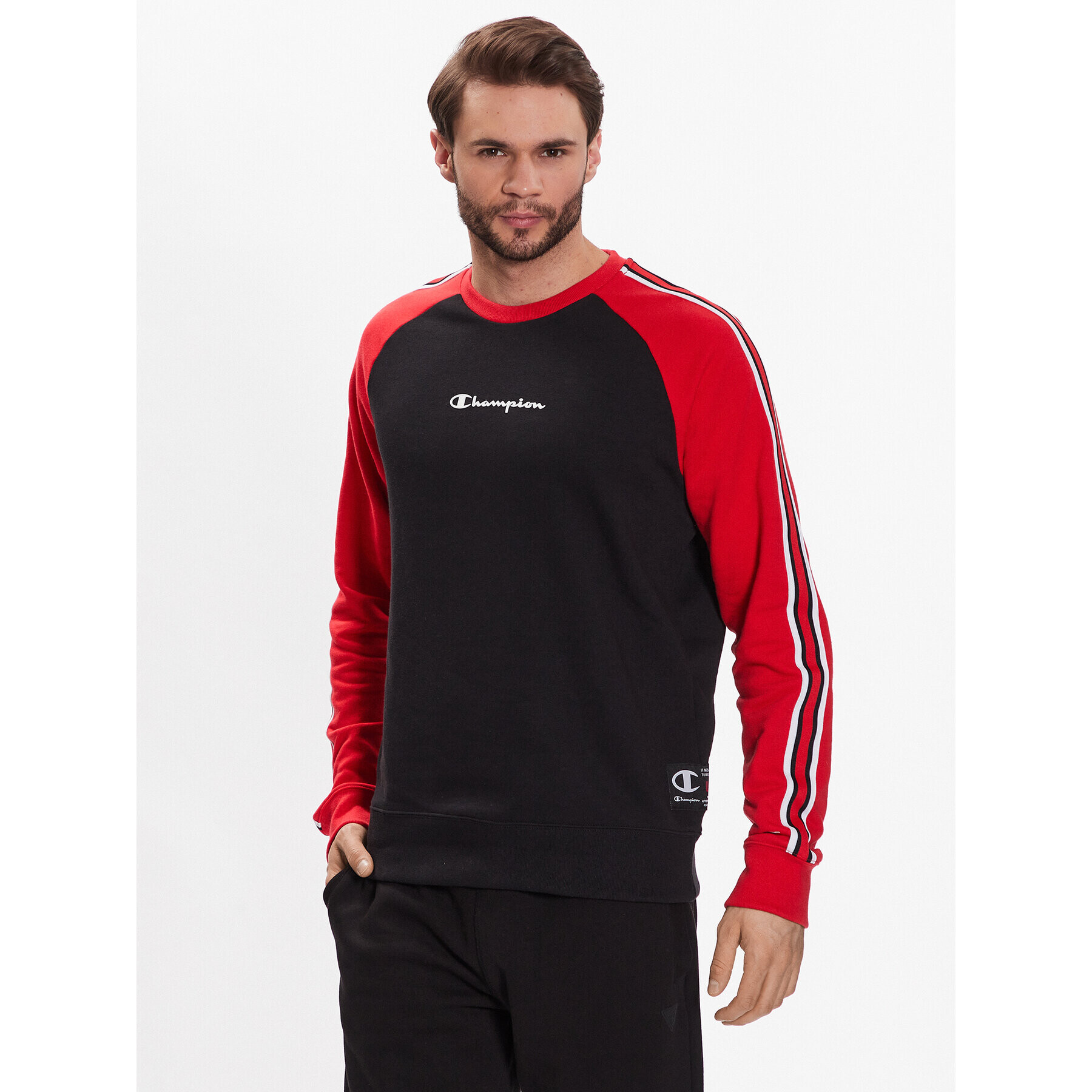 Champion Суитшърт 218766 Черен Regular Fit - Pepit.bg